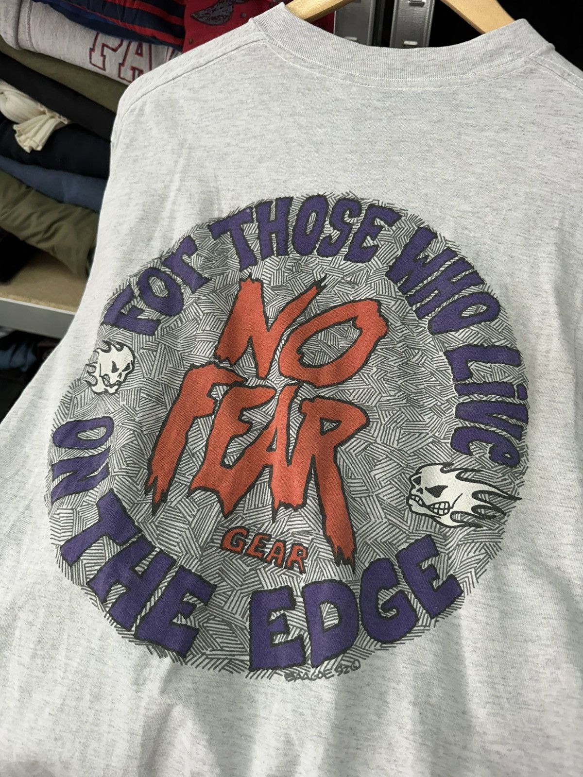 No Fear Vintage 1992 No Fear Gear T-Shirt Single Stitch Y2K Rare Tee Size US L / EU 52-54 / 3 - 10 Thumbnail