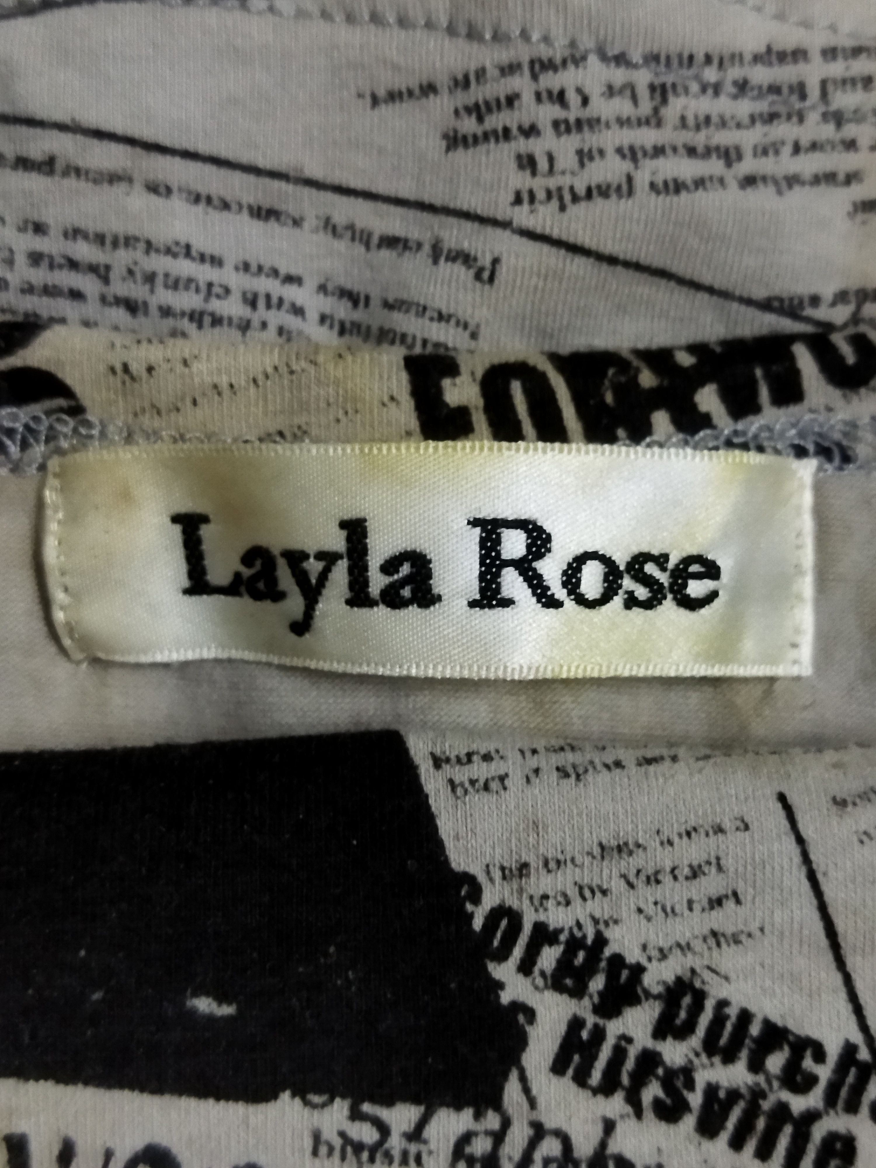 20471120 × Seditionaries Layla Rose Punk Rock Paper Print Tee Size XXS / US 00 / IT 34 - 4 Thumbnail