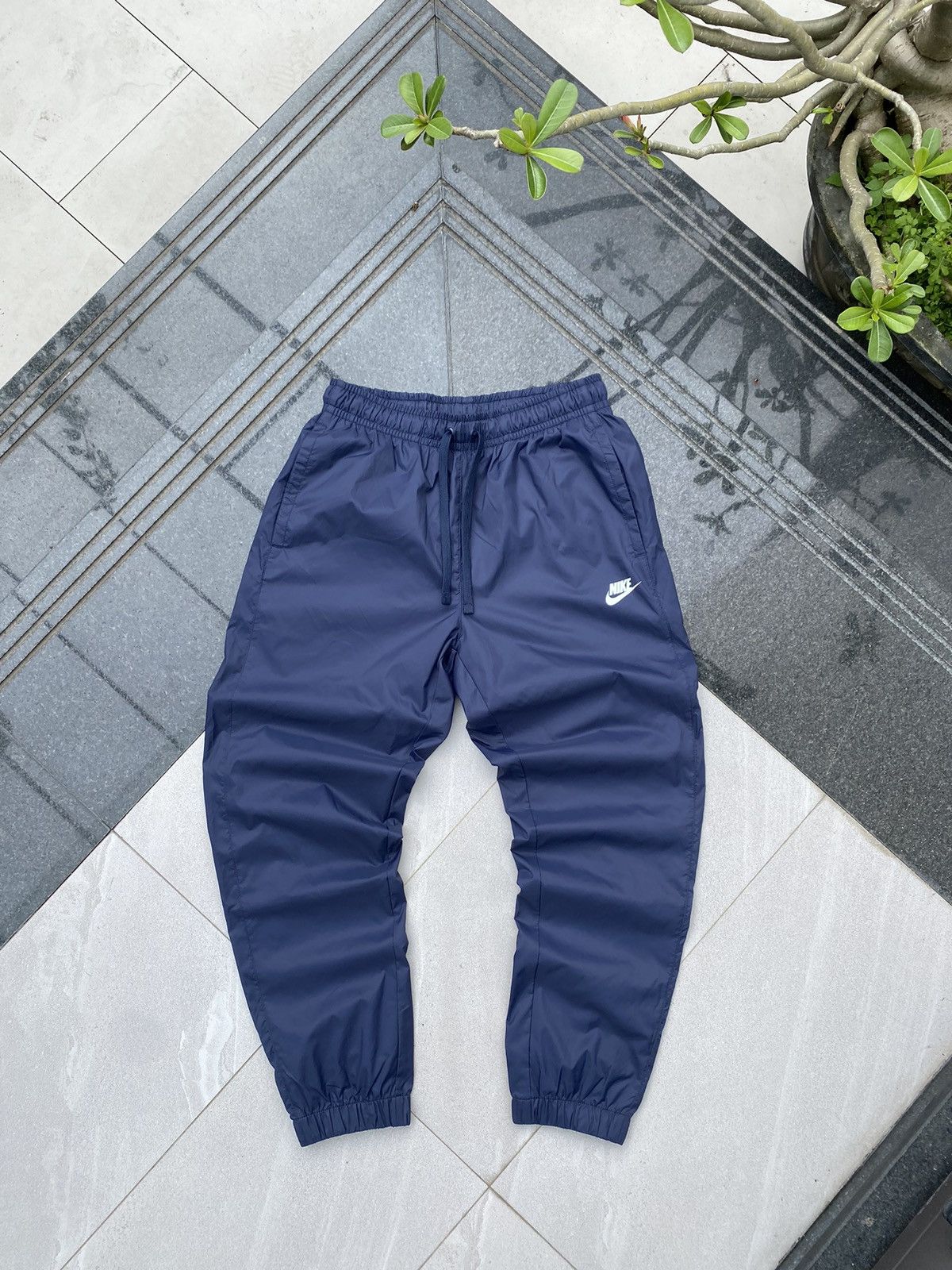 90S NIKE Y2K BAGGY RETRO RARE SWOOSH LOGO TRACK PANTS