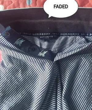 Burberry Vintage Burberry Micro Stripe Polo Shirt Black Collar Size US L / EU 52-54 / 3 - 11 Thumbnail