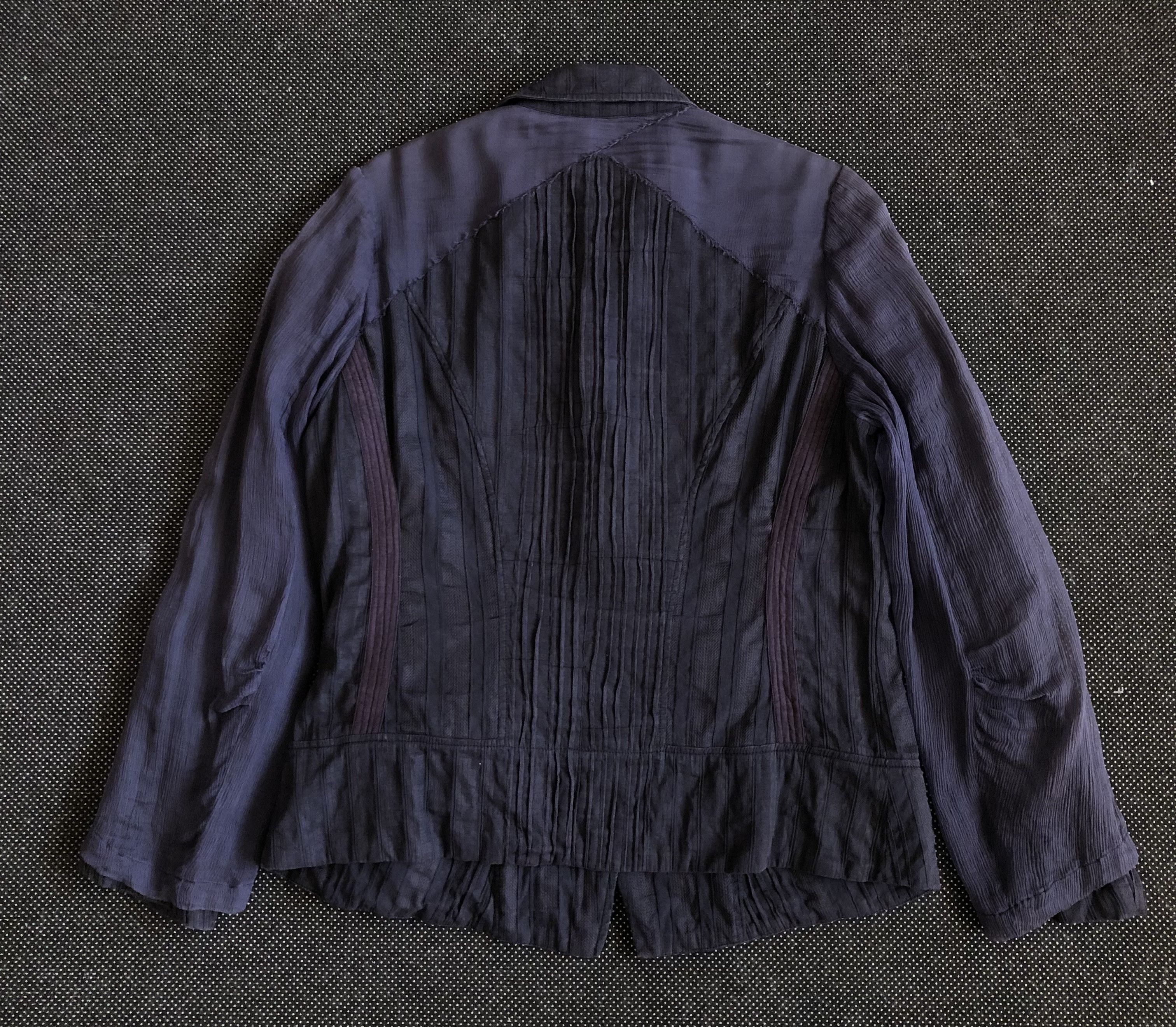 Dries Van Noten RARE🔥VINTAGE DVN DOUBLE SLEEVES TISSUED RAYON BLEND JACKET Size S / US 4 / IT 40 - 2 Thumbnail
