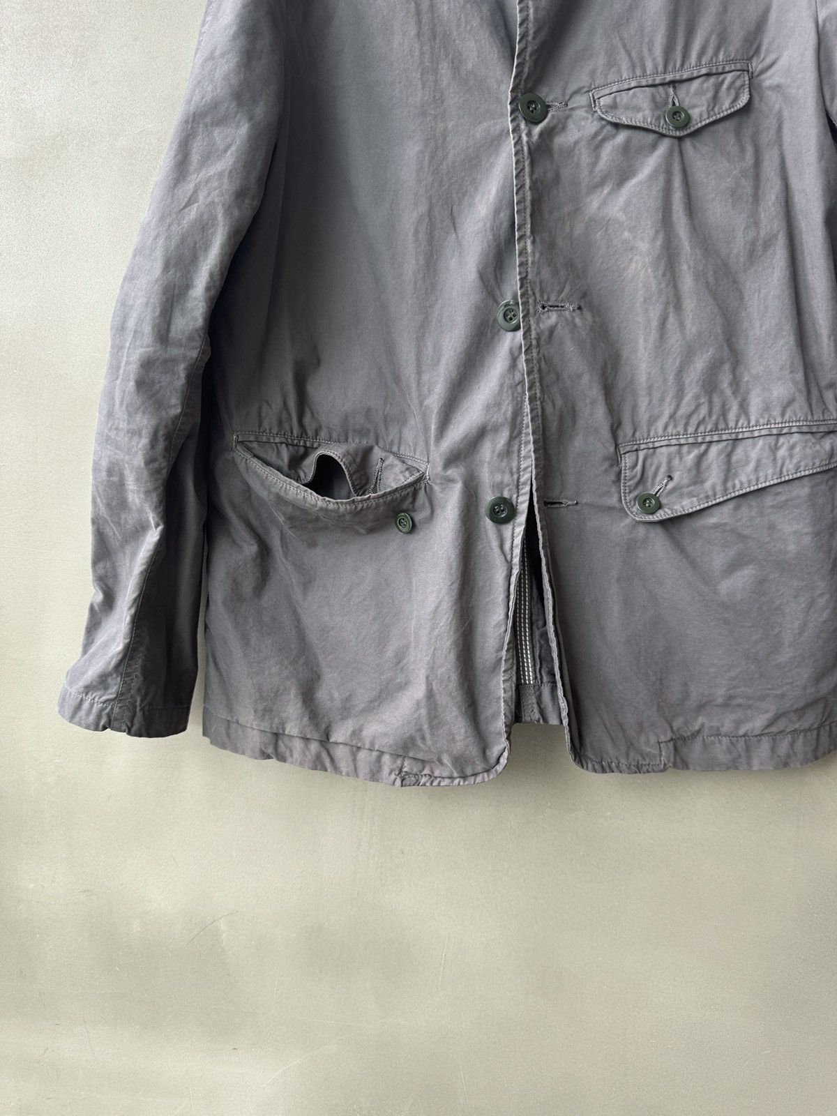 STILL BY HAND Still By Hand Japan Mens Military Khaki Green Hunting Jacket Size US S / EU 44-46 / 1 - 8 Thumbnail
