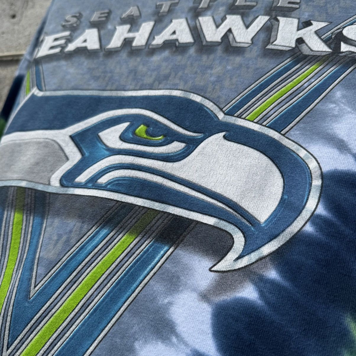 NFL Vintage Seattle Seahawks Tie Dye AOP Football Tshirt XL Size US XL / EU 56 / 4 - 4 Thumbnail