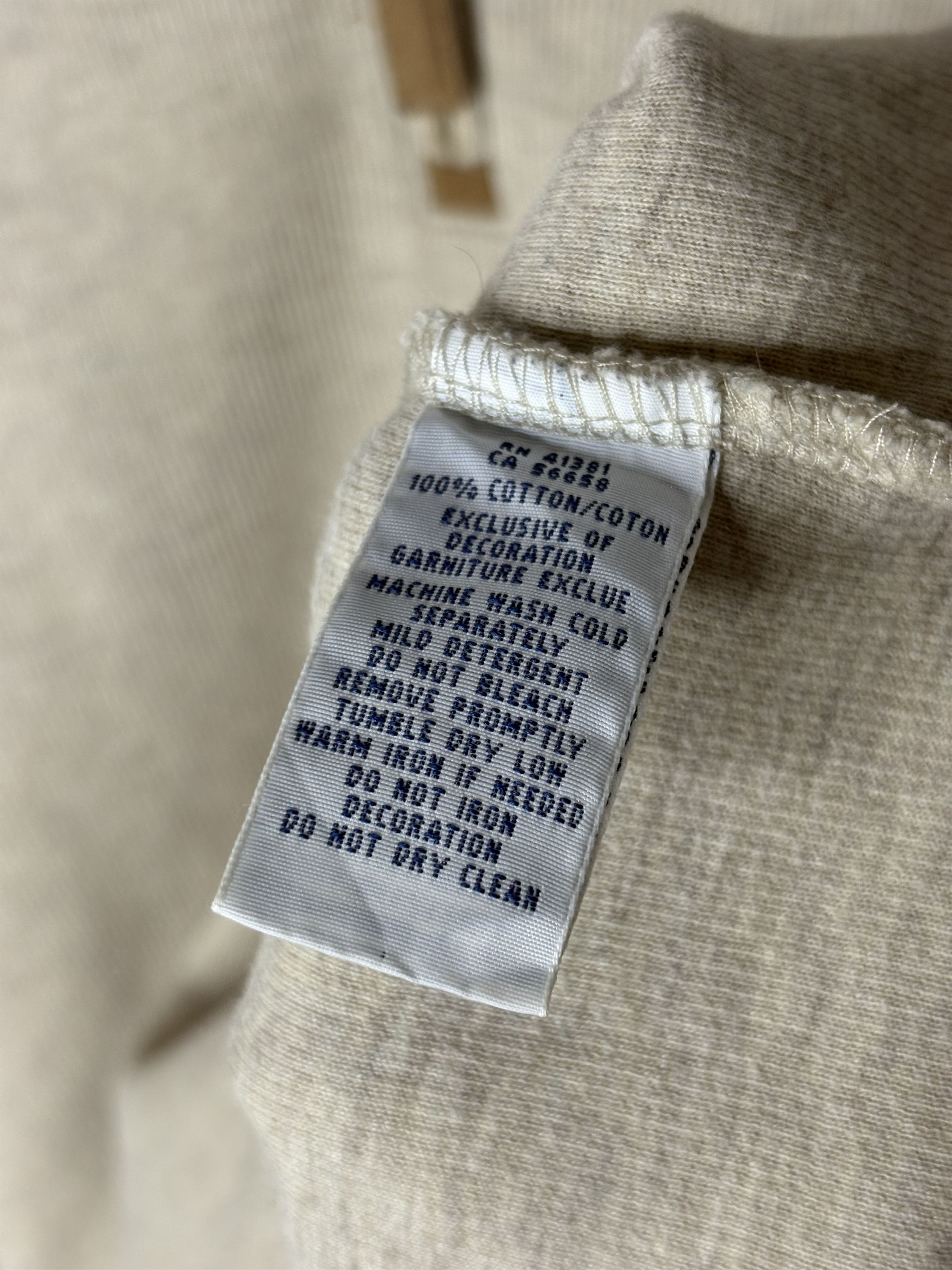 Polo Ralph Lauren VTG Polo Ralph Lauren Sweater Mens Medium Cream Half Zip Size US M / EU 48-50 / 2 - 6 Thumbnail