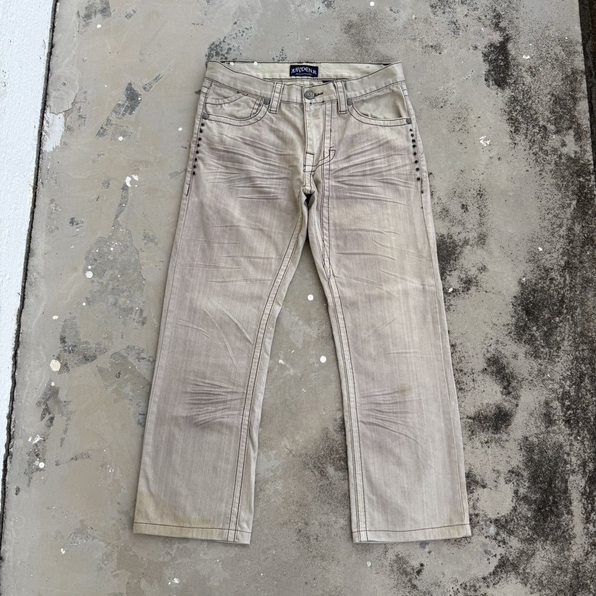 Kayden K VINTAGE KAYDEN K FADED JEAN DENIM PANTS Size US 34 / EU 50 - 2 Thumbnail