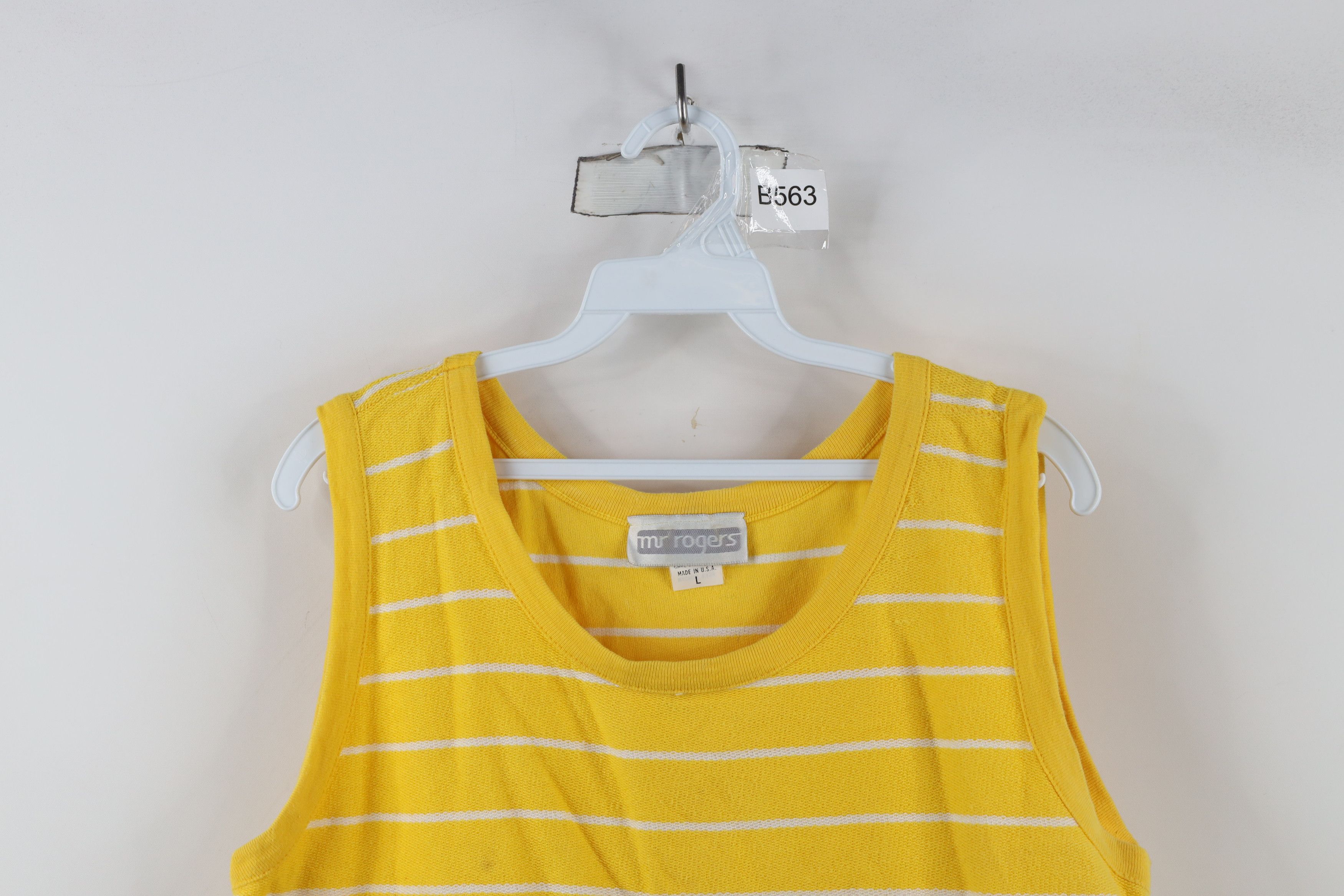 Vintage Vintage 70s Streetwear French Terry Tank Top T-Shirt USA Size L / US 10 / IT 46 - 2 Thumbnail