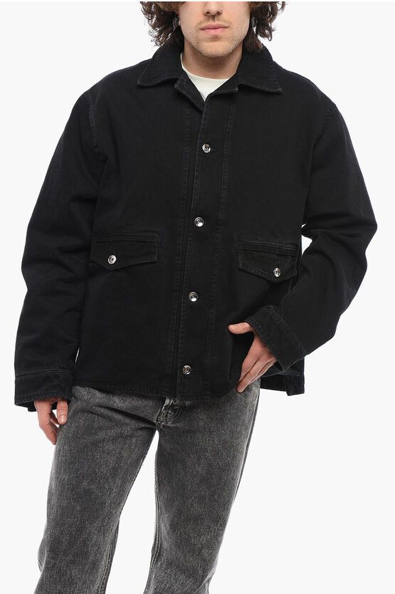 1989 STUDIO o1y0525 Denim Jacket in Black Size US L / EU 52-54 / 3 - 1 Thumbnail