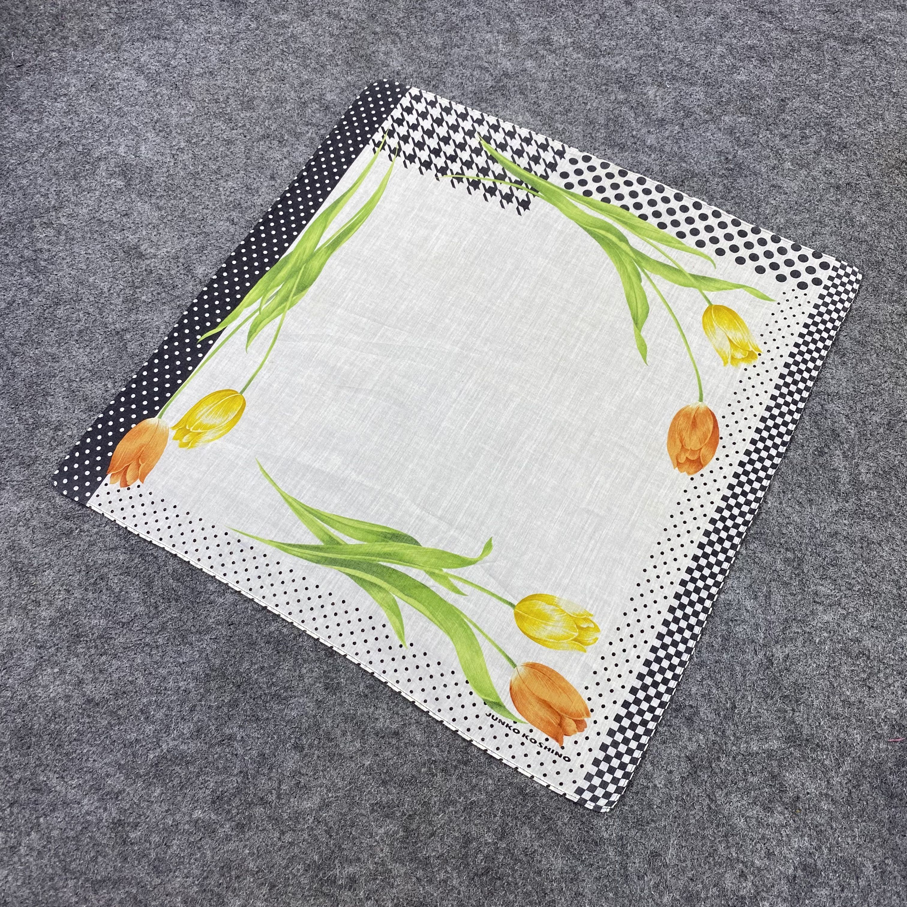 Japanese Brand Junko Koshino Handkerchief / Bandana / Neckerchief-B2362 Size ONE SIZE - 4 Thumbnail