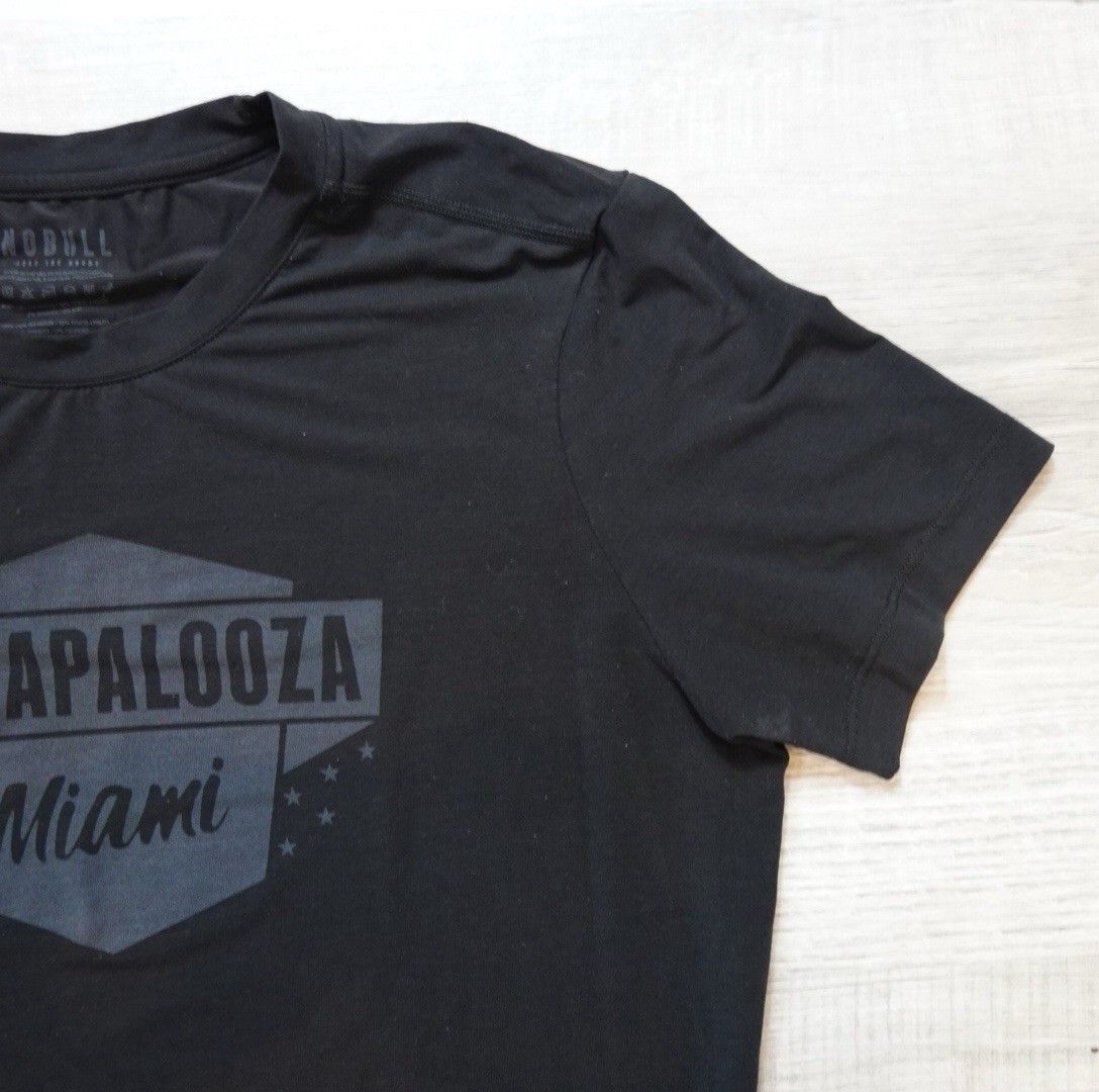 Other NOBULL Wodapalooza Miami Black Tee Womens Large CrossFit Size L / US 10 / IT 46 - 4 Thumbnail