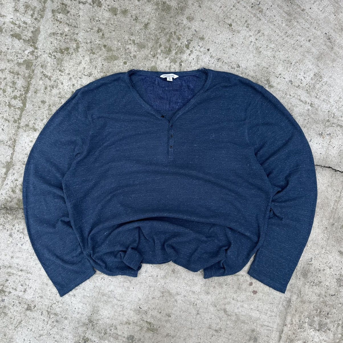 Calvin Klein 205W39NYC Vintage Calvin Klein Jeans Long-sleeve T-shirts Size XL Y2K Size US XL / EU 56 / 4 - 1 Thumbnail