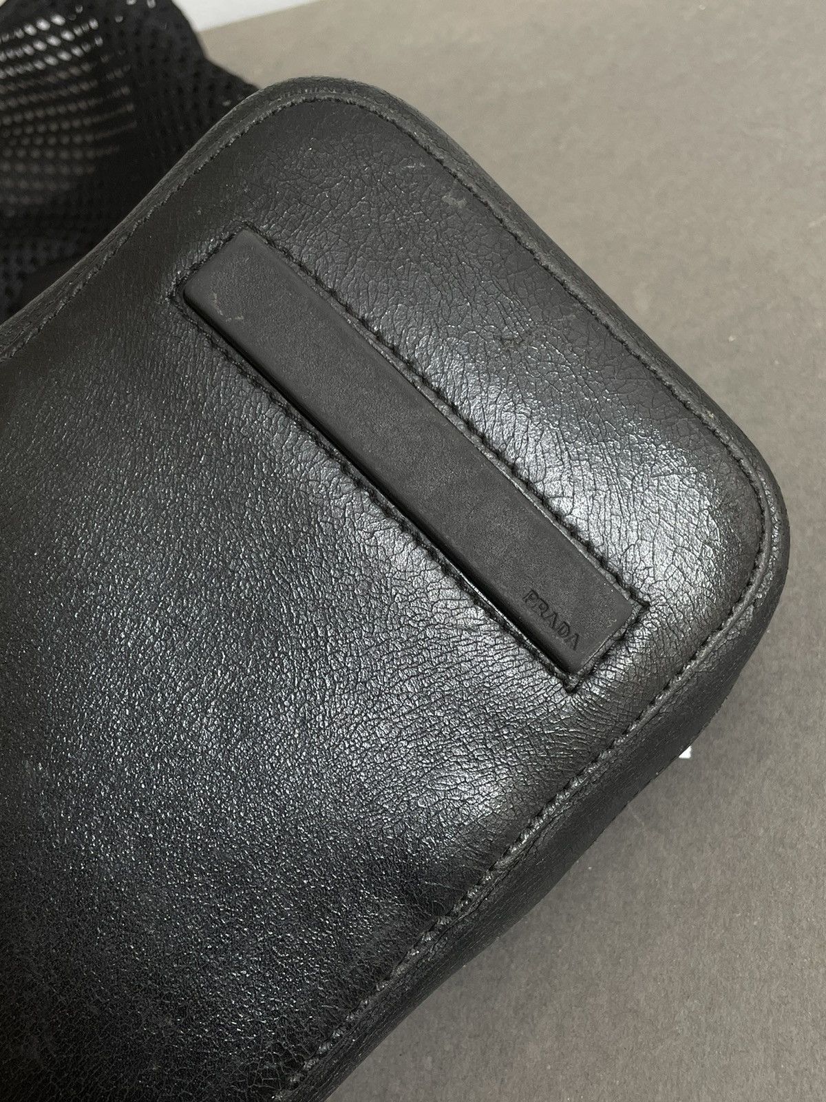 Prada Prada Bag Hand 1999 Tote Wallet Nylon Leather Sport Vintage Size ONE SIZE - 6 Thumbnail