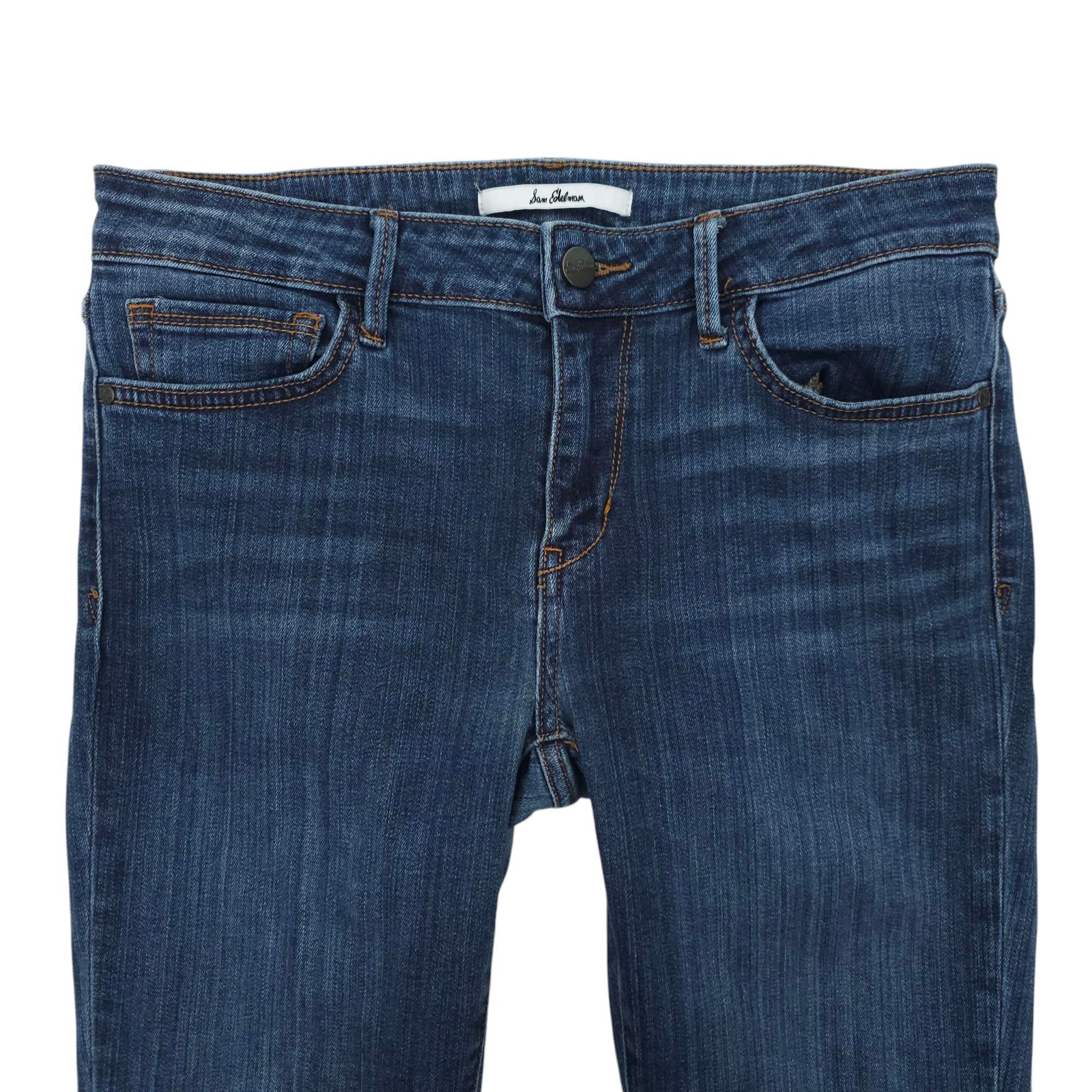 Sam Edelman Sam Edelman The Kitten Skinny Ankle Jeans Womens 27 Mid Rise Size 27" / US 4 / IT 40 - 9 Thumbnail