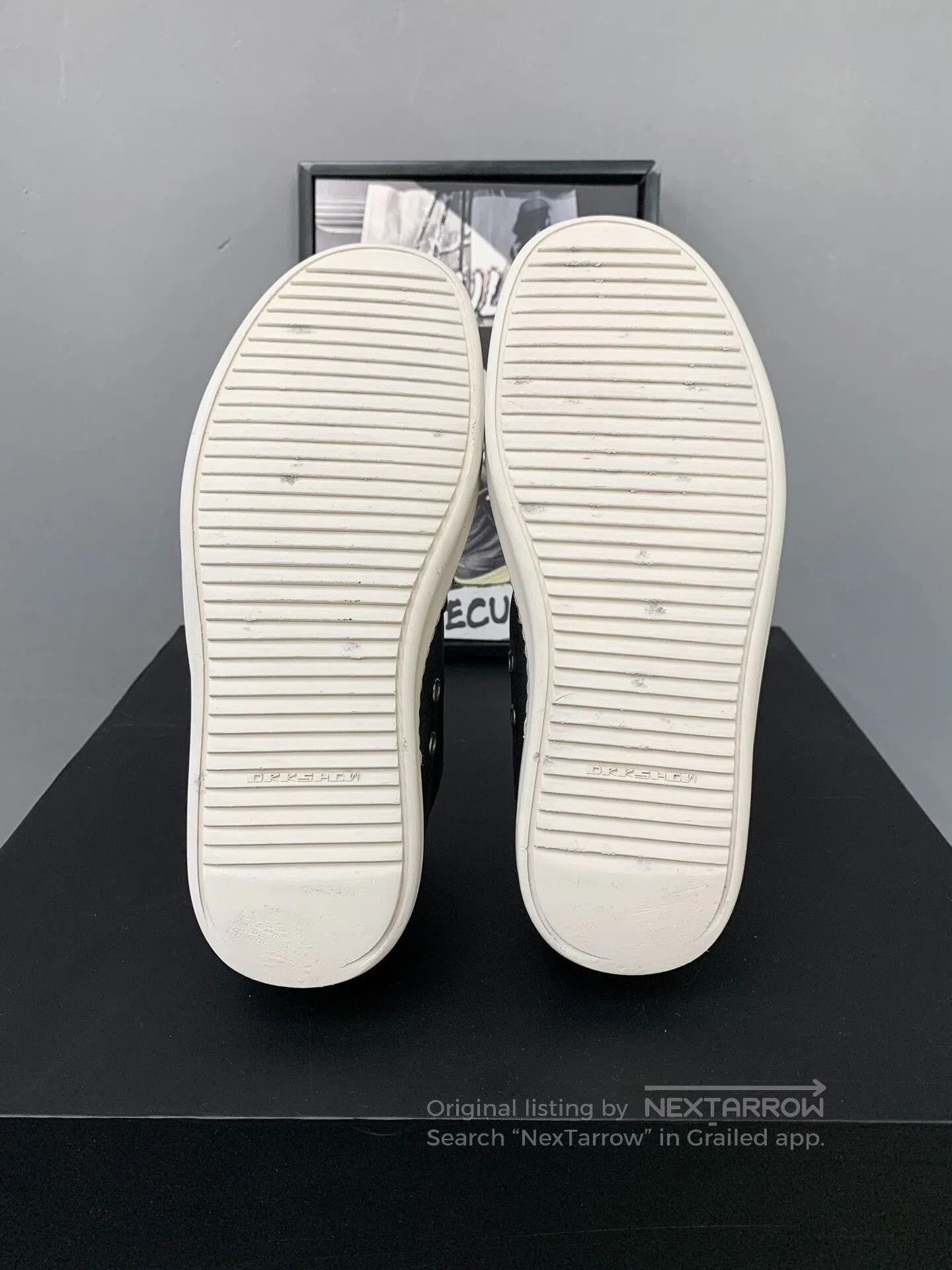 Rick Owens rick owens black and white low-top sneakers. Size US 6 / IT 36 - 8 Thumbnail