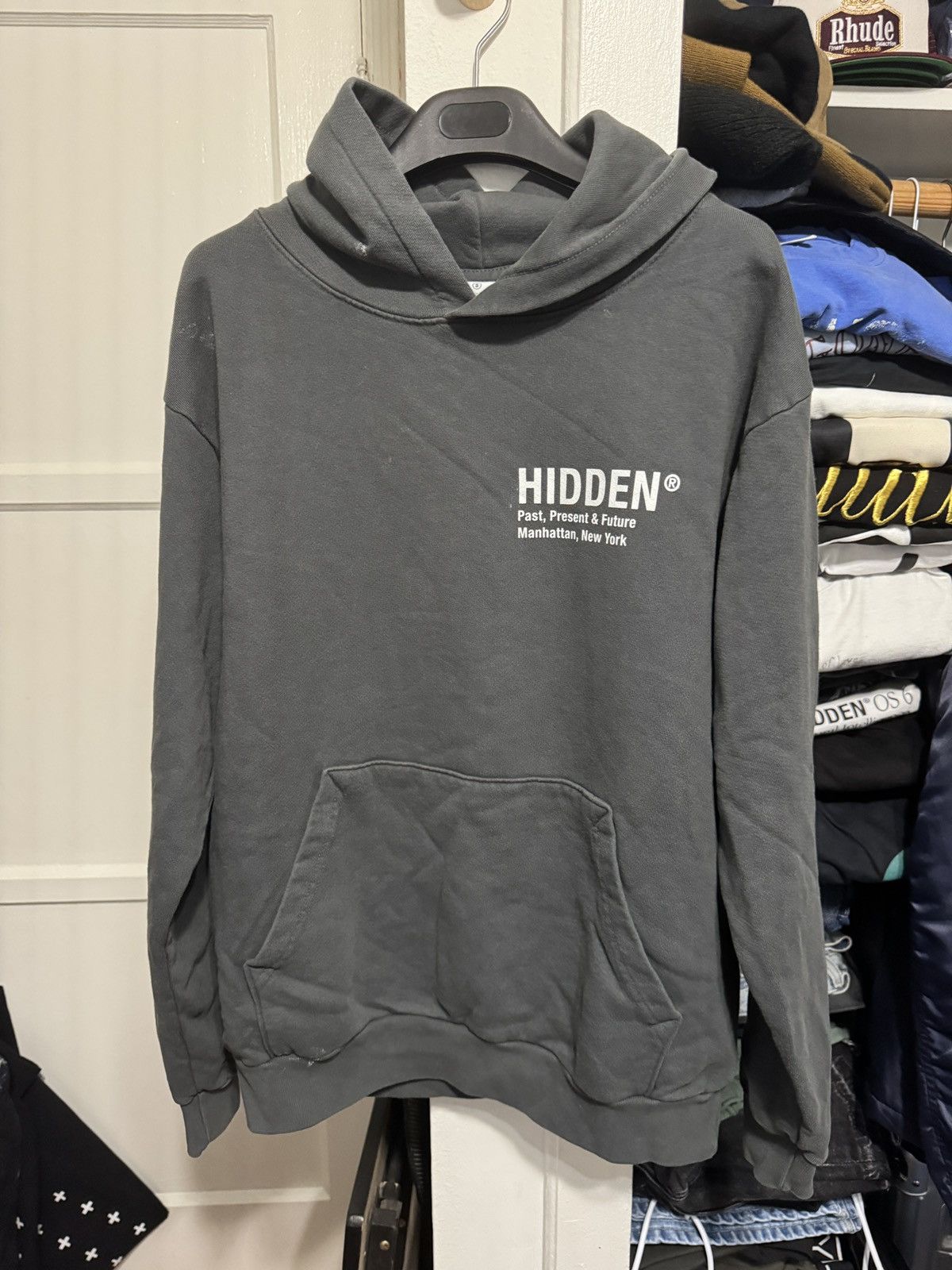 HIDDEN Hidden NY Dark Grey Hoodie Size US S / EU 44-46 / 1 - 1 Thumbnail