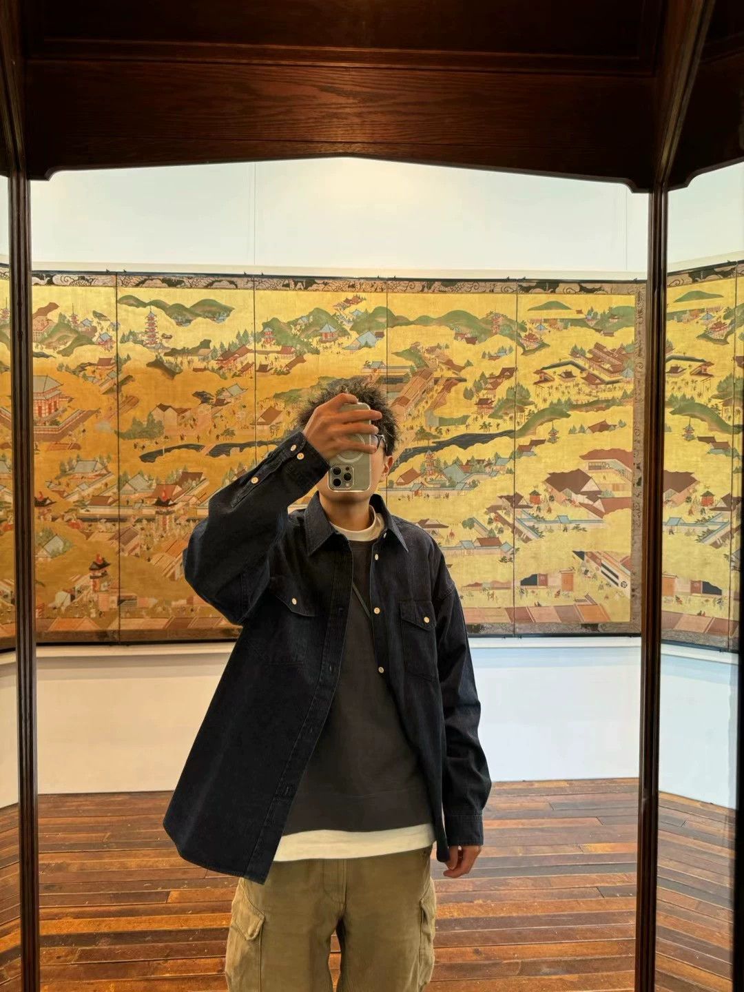 Visvim VISVIM SS PIONEER SHIRT DMGD indigo 2 9oz Denim Red Piping Size US M / EU 48-50 / 2 - 9 Thumbnail