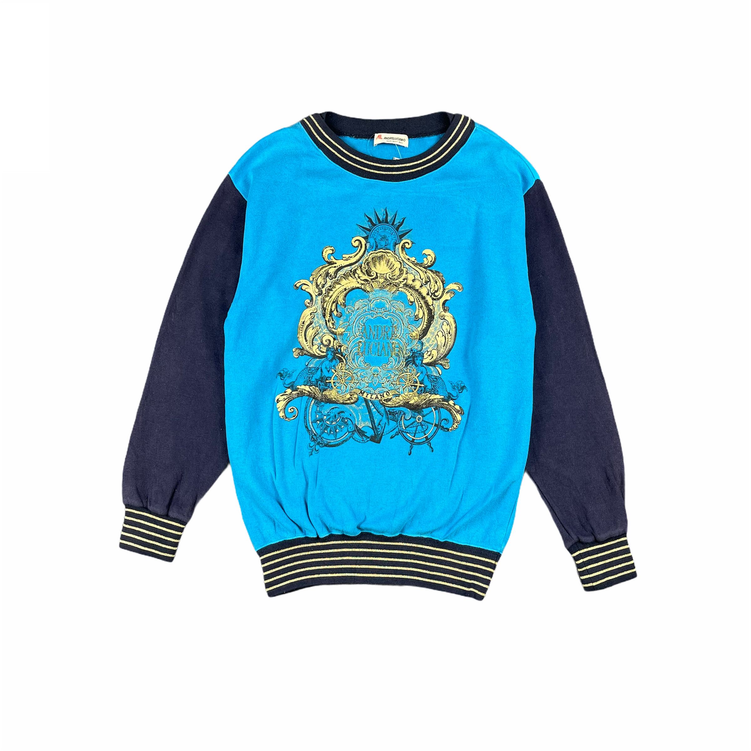Andreluciano Vintage Andreluciano Sweatshirt F07 Size US M / EU 48-50 / 2 - 1 Thumbnail