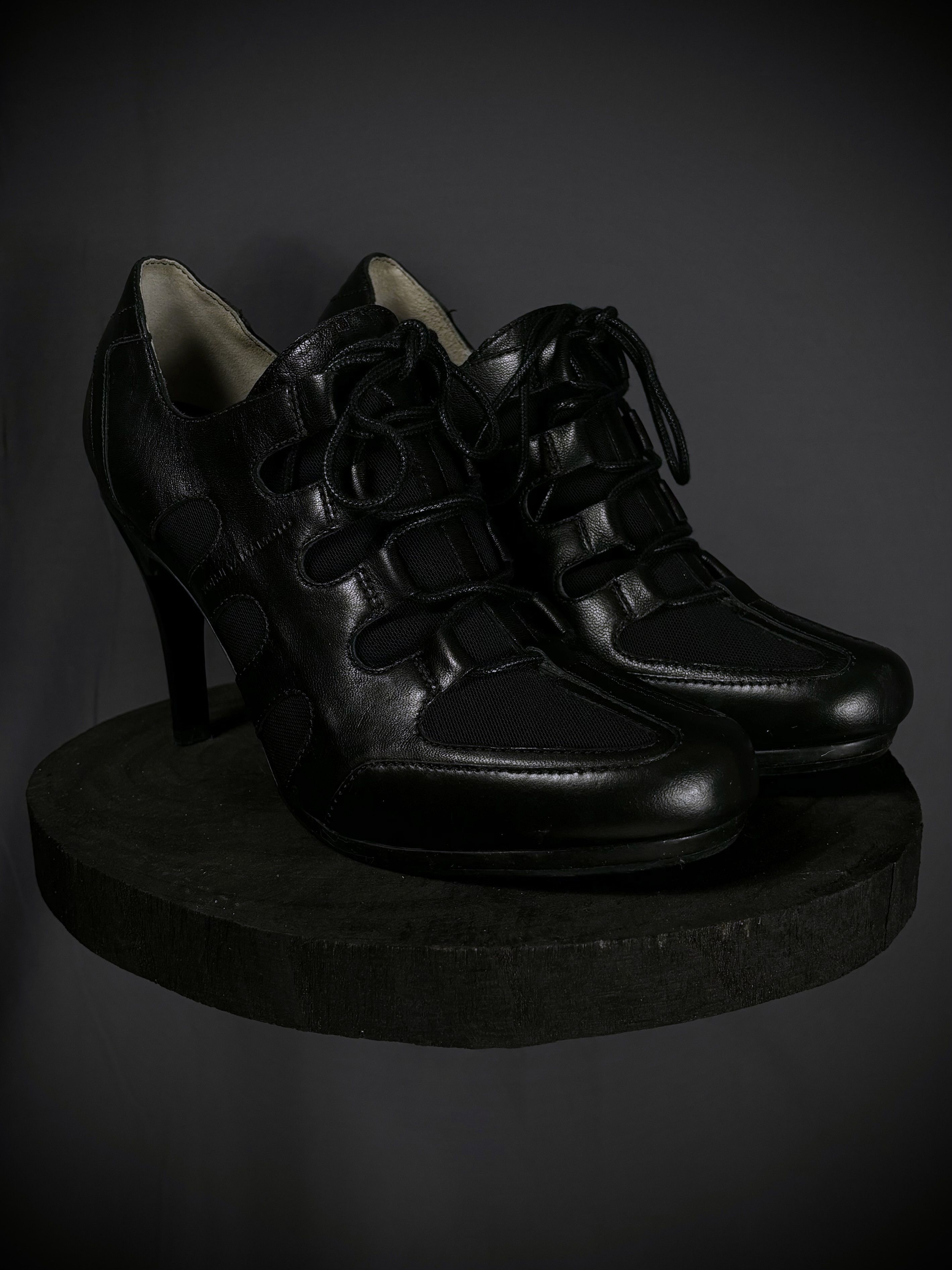 Adidas × Y-3 Y-3 by Yohji Yamamoto Athletic Lace-Up Torsion High Heels Size US 8 / IT 38 - 1 Thumbnail