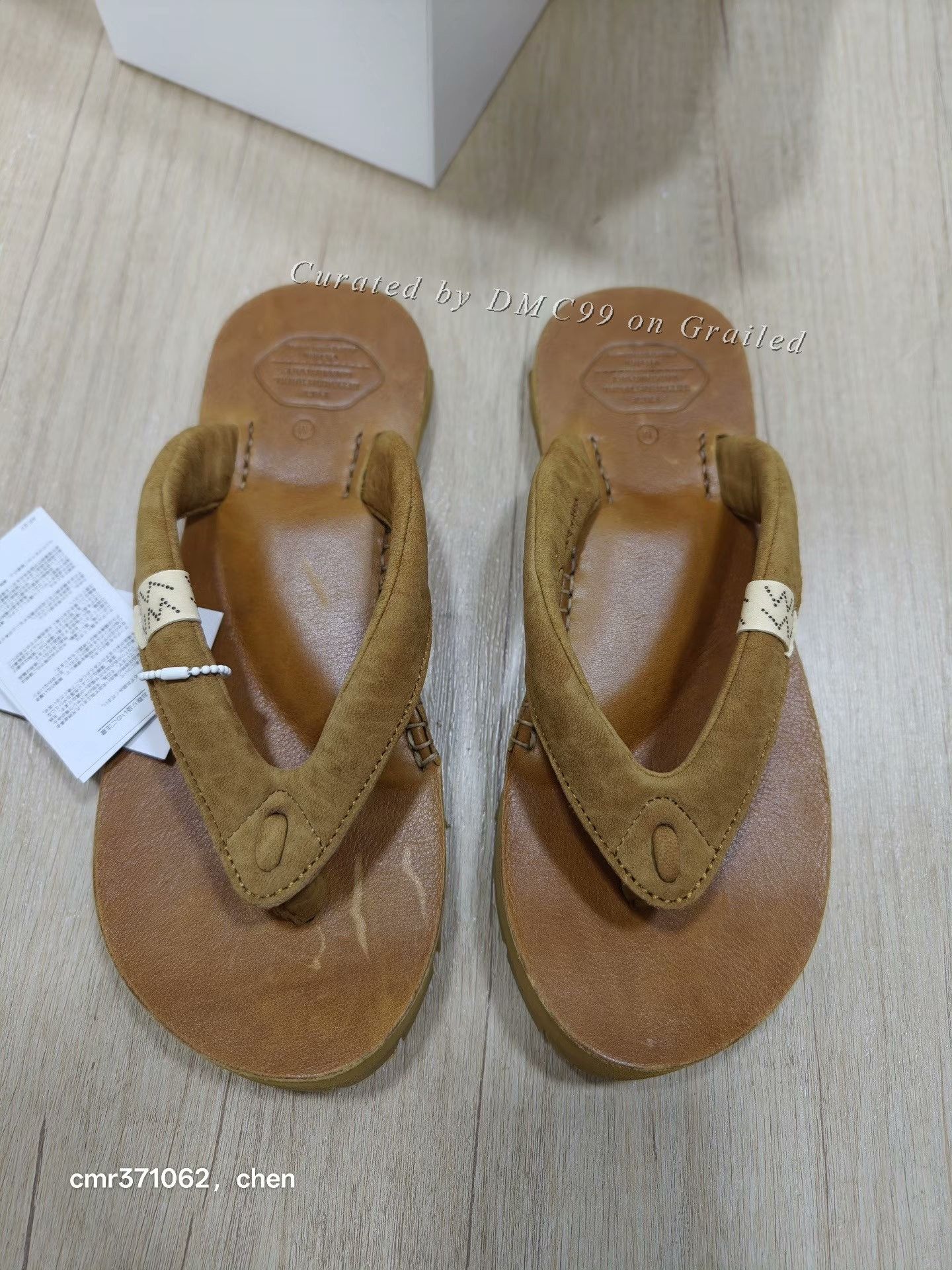 Visvim Hana Sandal-Folk - Brown - M3 | Grailed
