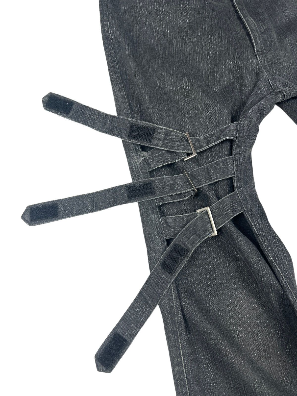 Japanese Brand Slash Number 🇯🇵 Bondage Denim Size US 29 - 5 Thumbnail