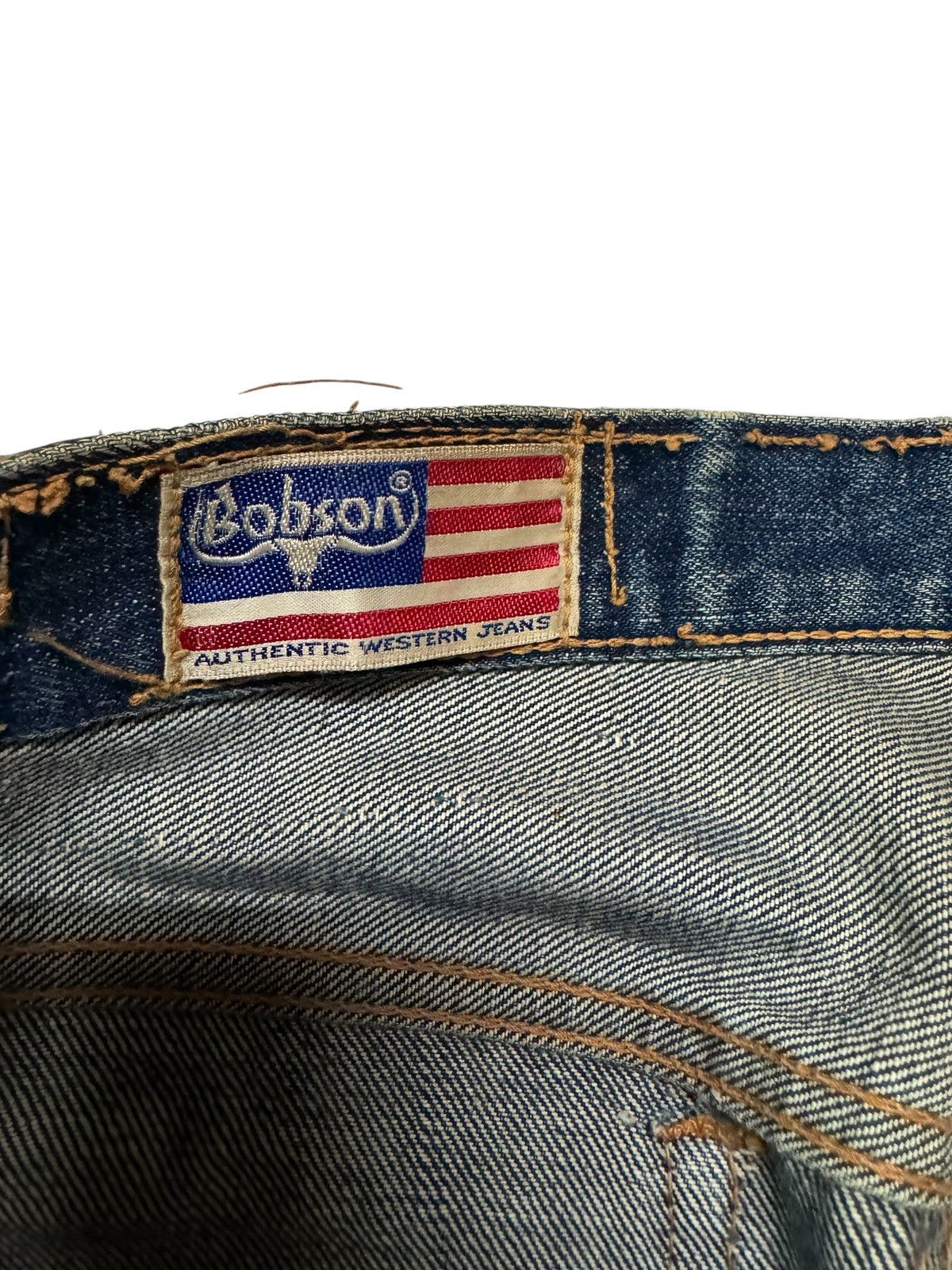 If Six Was Nine TRUE 70s-80s BOBSON WHISKER BELL BOTTOM BOOTCUT RUSTY MUD Size US 32 / EU 48 - 7 Thumbnail