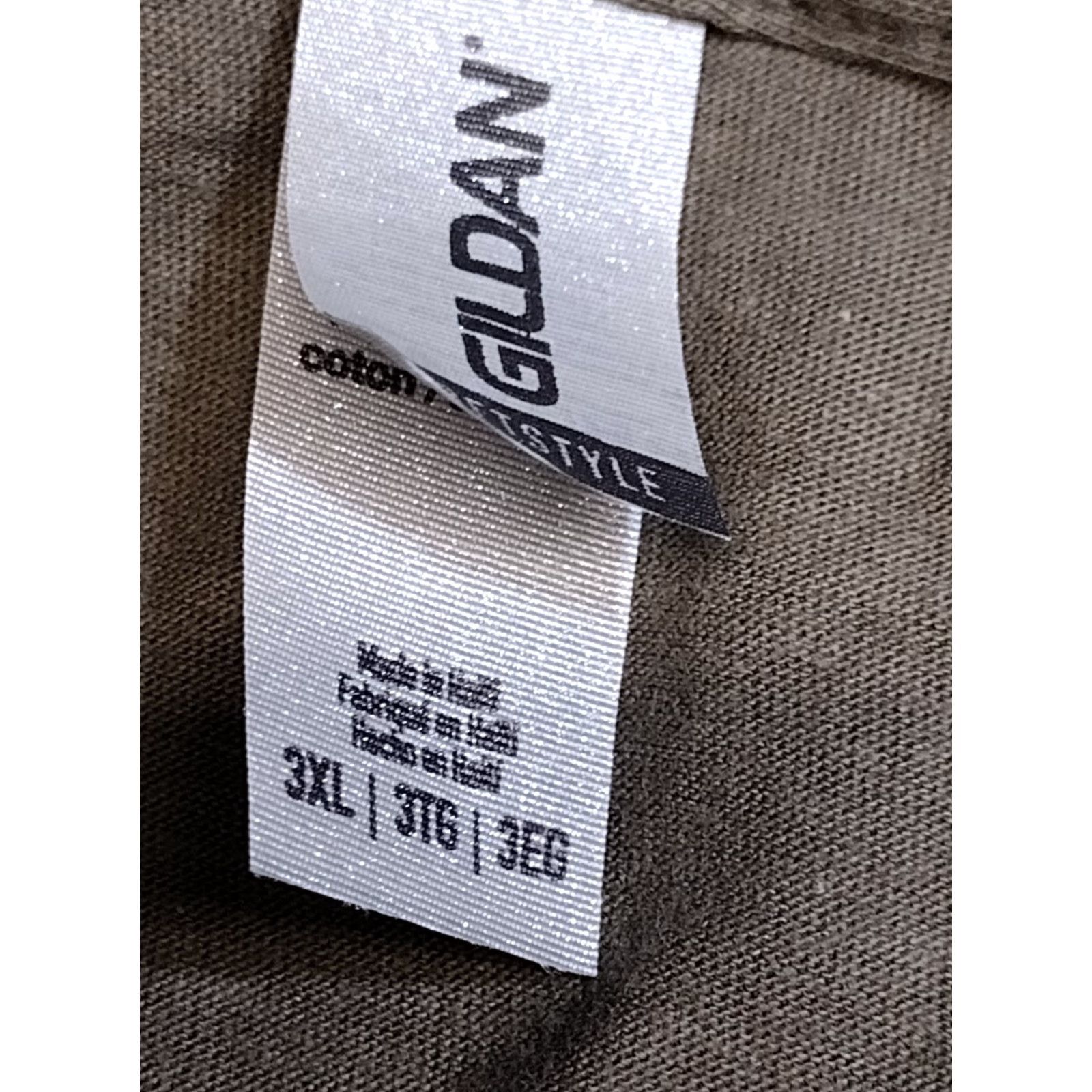 Gildan Gildan Unisex Adult Soft Crew Neck Short Sleeve Khaki Tee T-Shirt 3XL Size US XXL / EU 58 / 5 - 6 Thumbnail