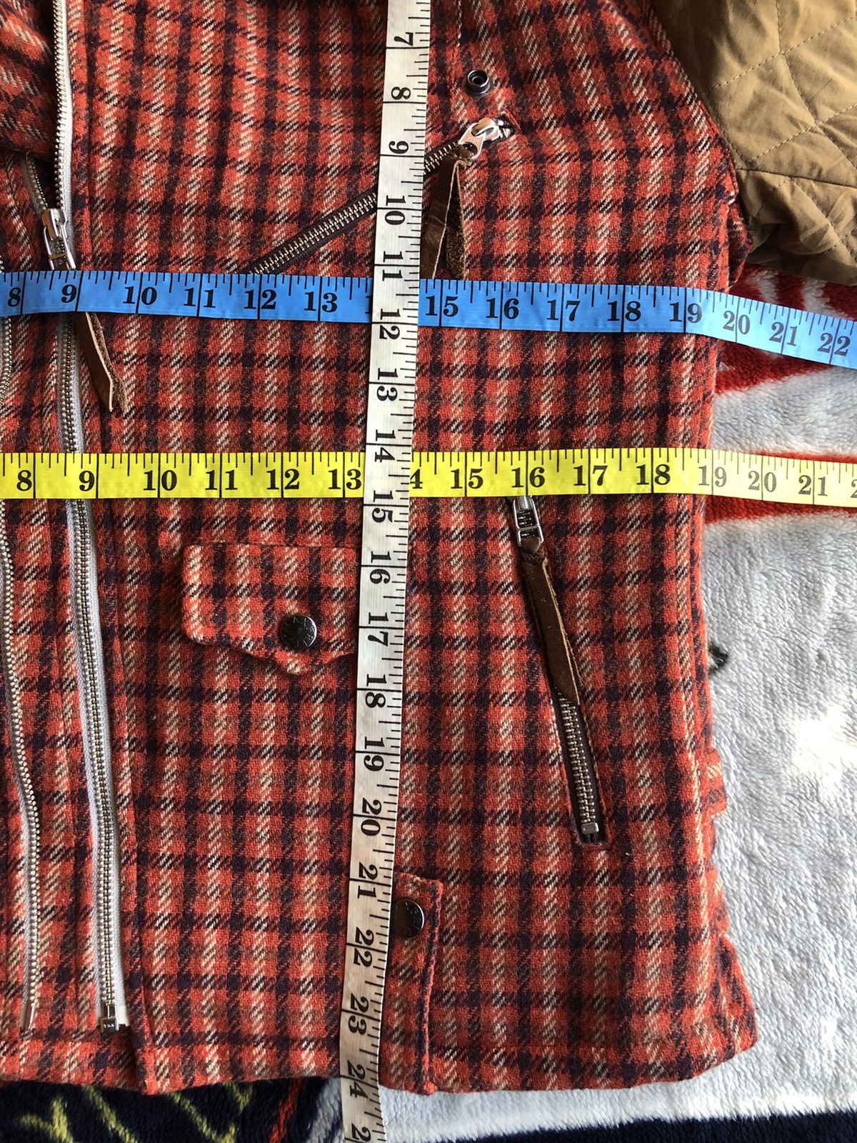 Japanese Brand Vintage Max Fritz Wool + Leather Double Collar Jacket Size US M / EU 48-50 / 2 - 16 Thumbnail