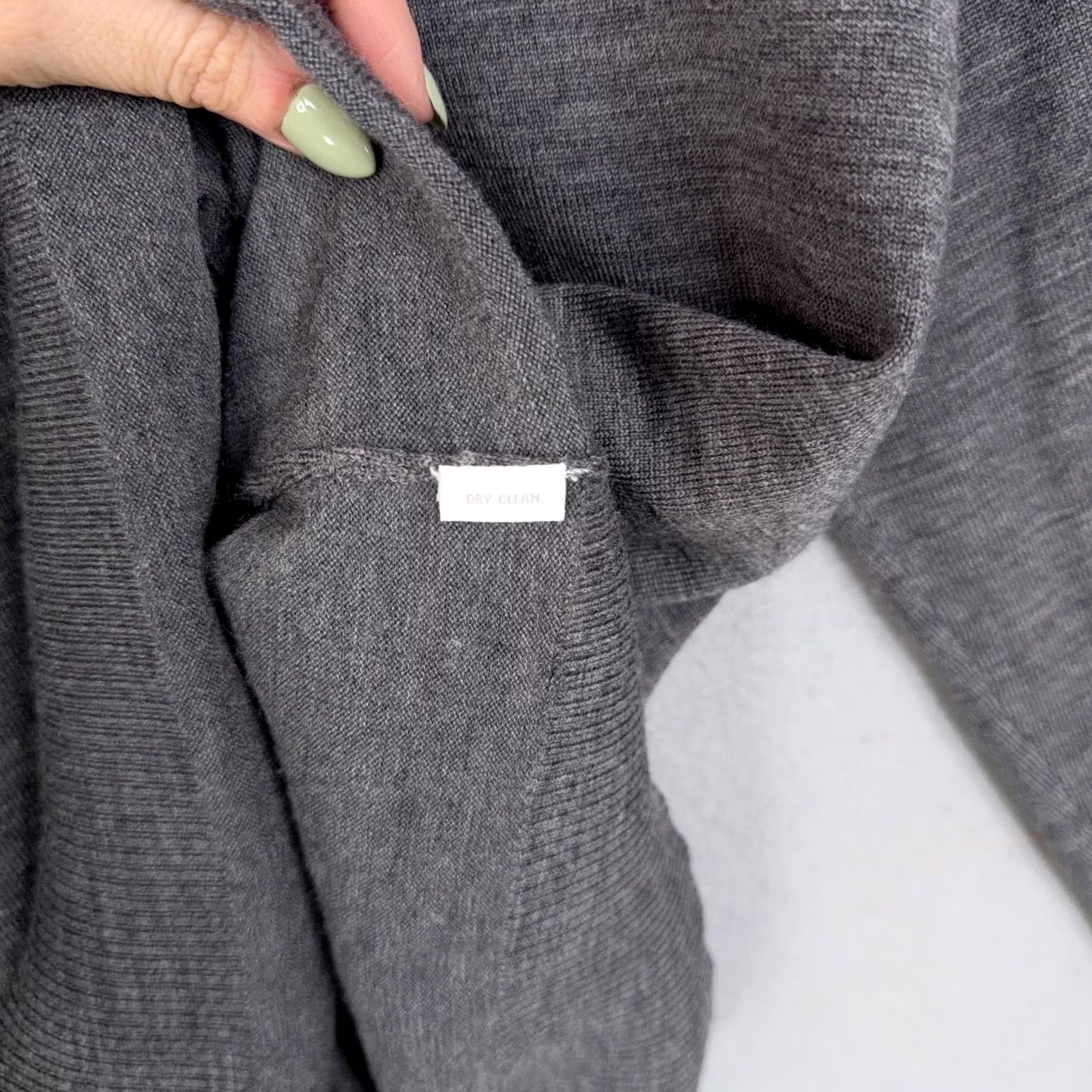 Charter Club Charter Club Sweater Womens XL Gray Wool Turtleneck Lightweight Knit Pullover Size XL / US 12-14 / IT 48-50 - 3 Thumbnail