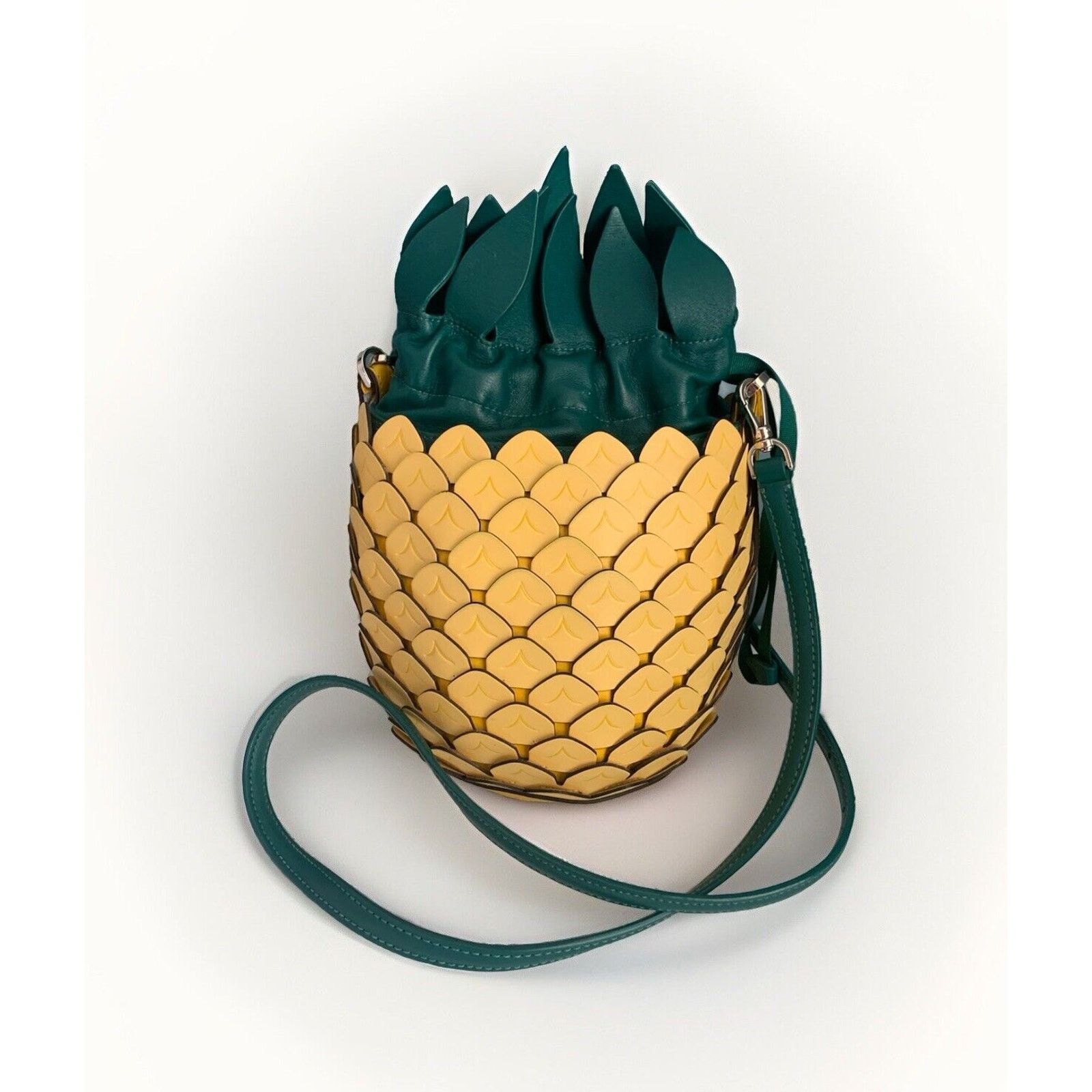 Kate Spade Kate Spade New York Pineapple Crossbody Yellow Leather Purse Size ONE SIZE - 1 Thumbnail