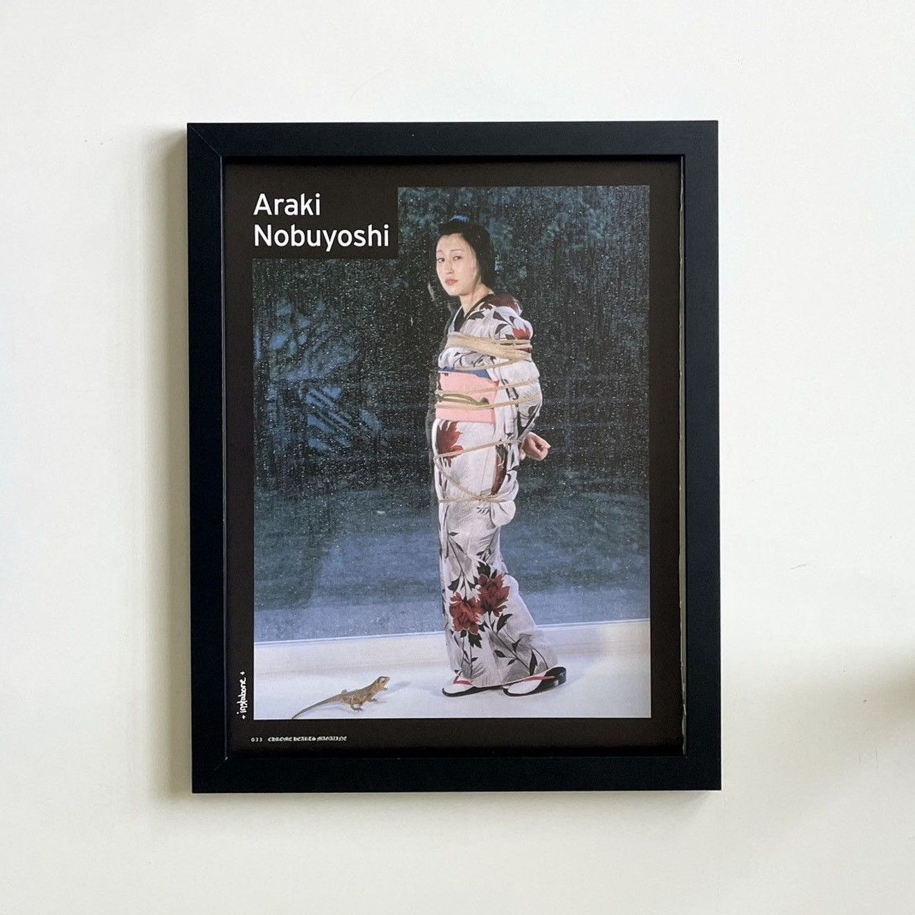 Chrome Hearts × Japanese Brand × Vintage Chrome Hearts Araki Nobuyoshi artwork Poster framed 9x11 Size ONE SIZE - 1 Thumbnail