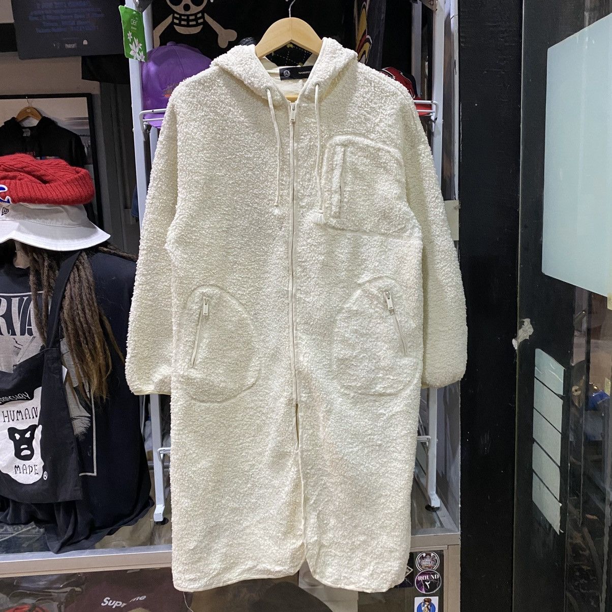Japanese Brand × Undercover × Uniqlo Gu x Undercover Fleece Long Jacket Hood Size US S / EU 44-46 / 1 - 1 Thumbnail