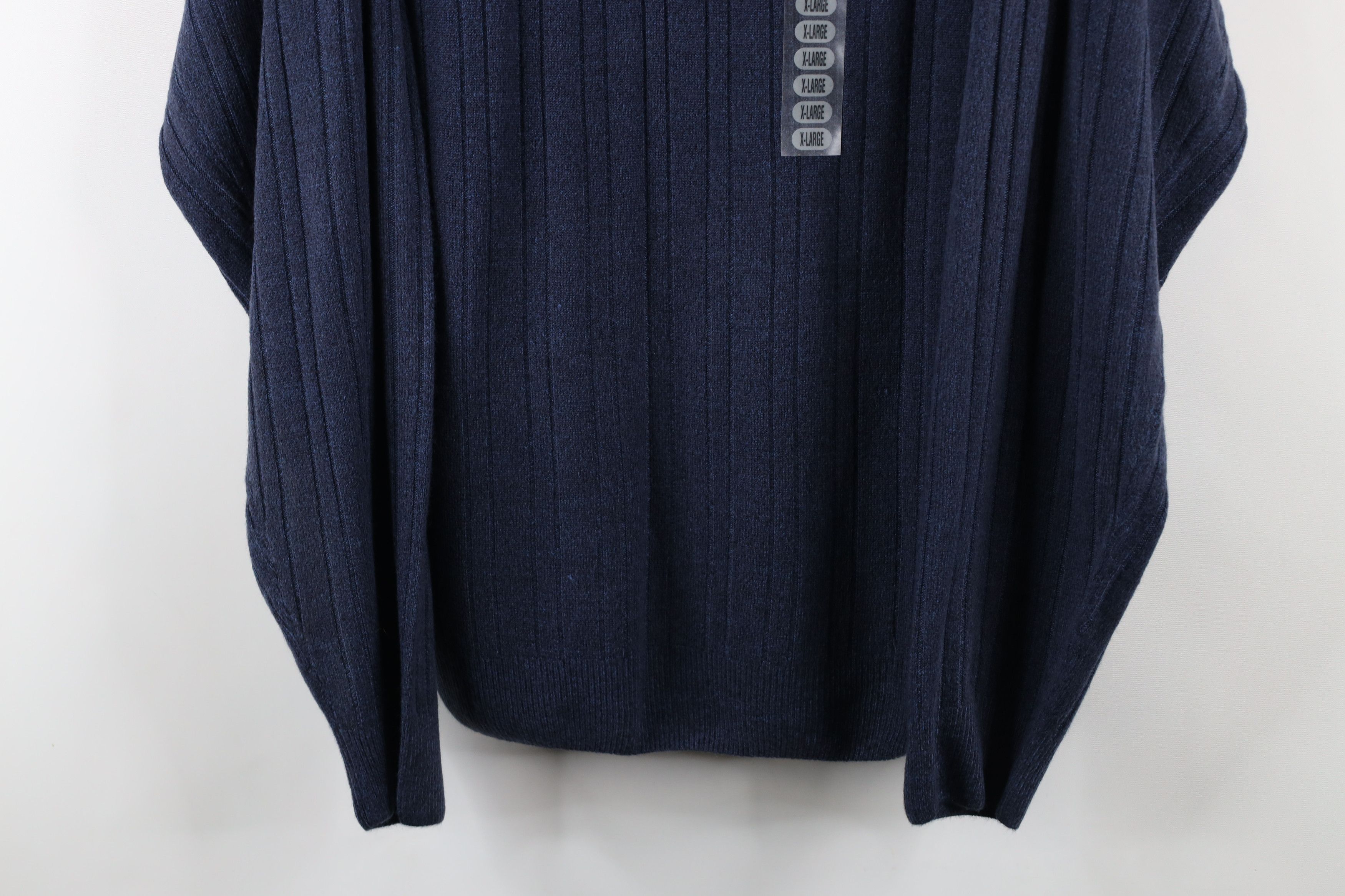 Vintage Deadstock Vintage 90s Streetwear Ribbed Collared Sweater Size US XL / EU 56 / 4 - 3 Thumbnail