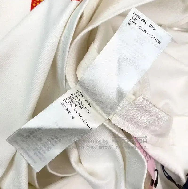 Louis Vuitton Louis Vuitton White Cotton Women's Skirt . Size 28" / US 6 / IT 42 - 6 Thumbnail