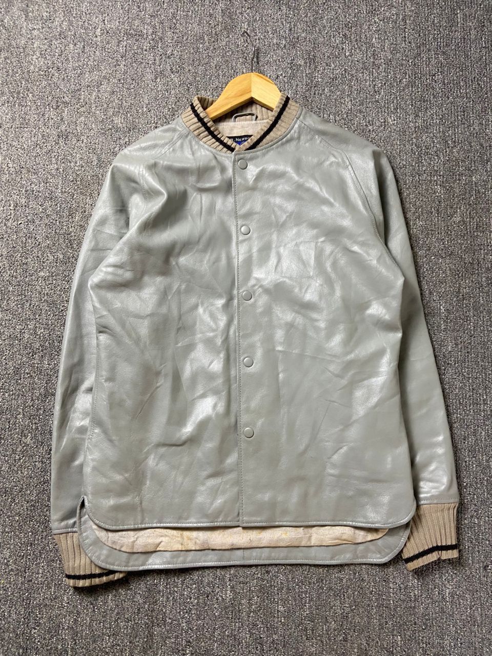 R.Newbold R.newbold + Paul Smith Varsity Leather Jacket (199) Size US M / EU 48-50 / 2 - 1 Thumbnail
