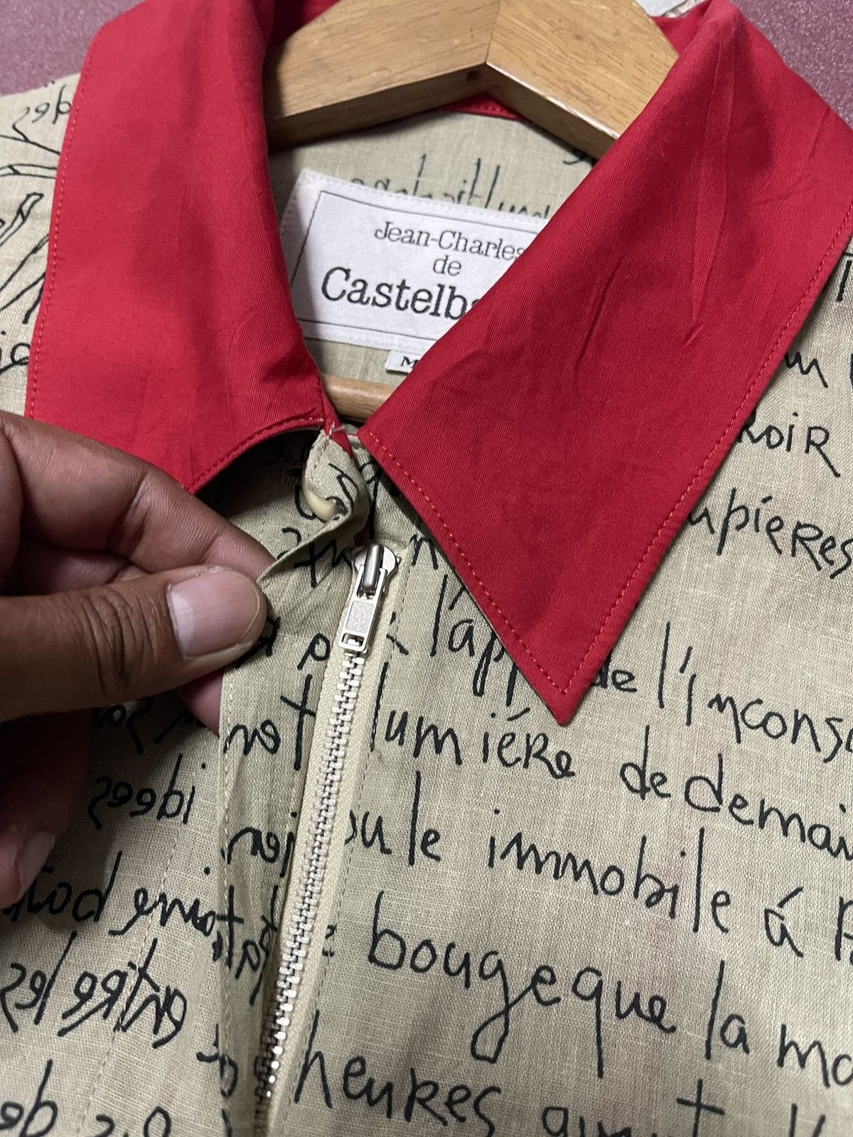 Jean Charles De Castelbajac × Vintage Vintage ART Castelbajac Cropped Light Jacket Size M / US 6-8 / IT 42-44 - 9 Thumbnail