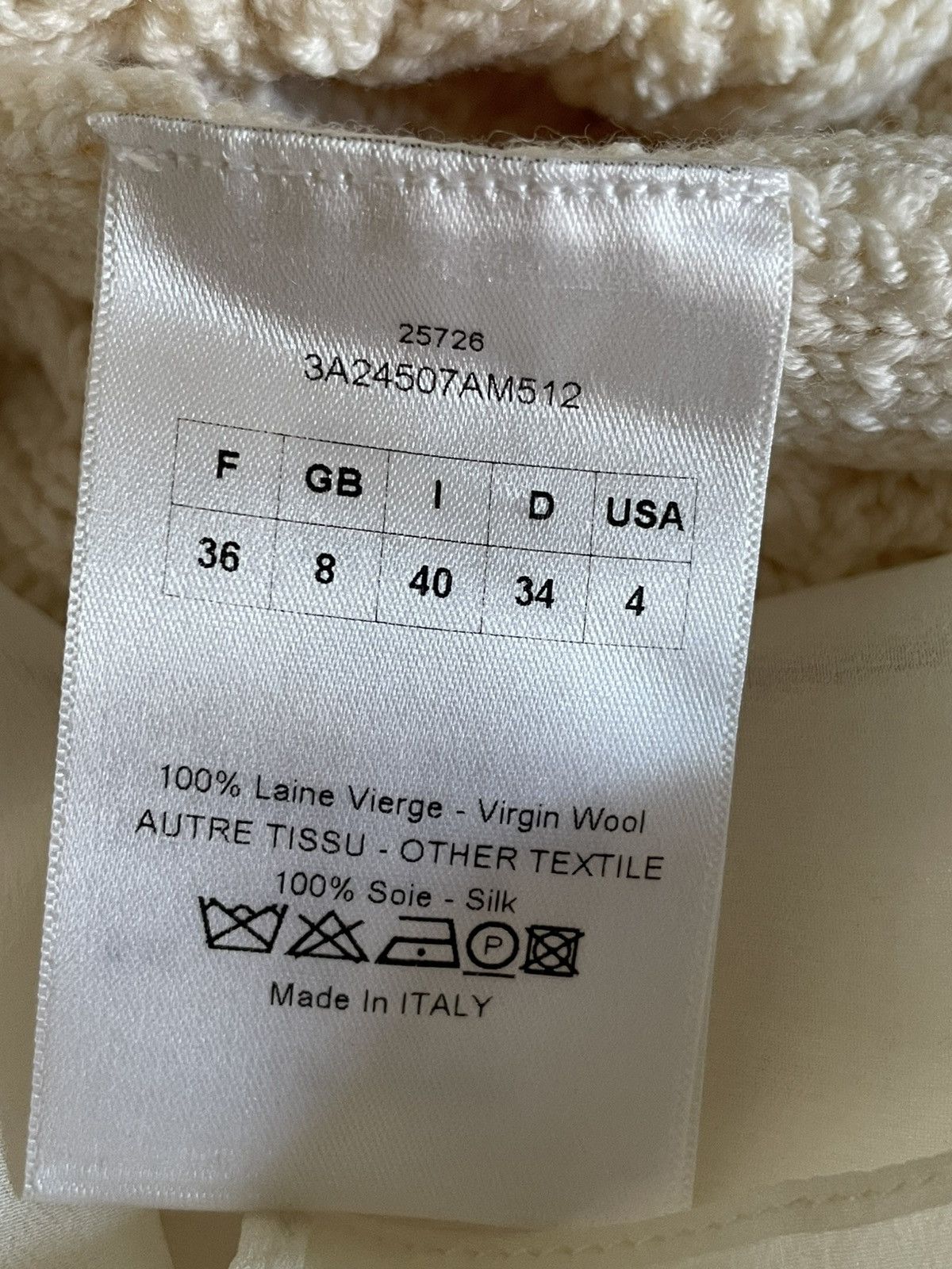 Dior CHRISTIAN DIOR sweater wool and silk Size XS / US 0-2 / IT 36-38 - 6 Thumbnail