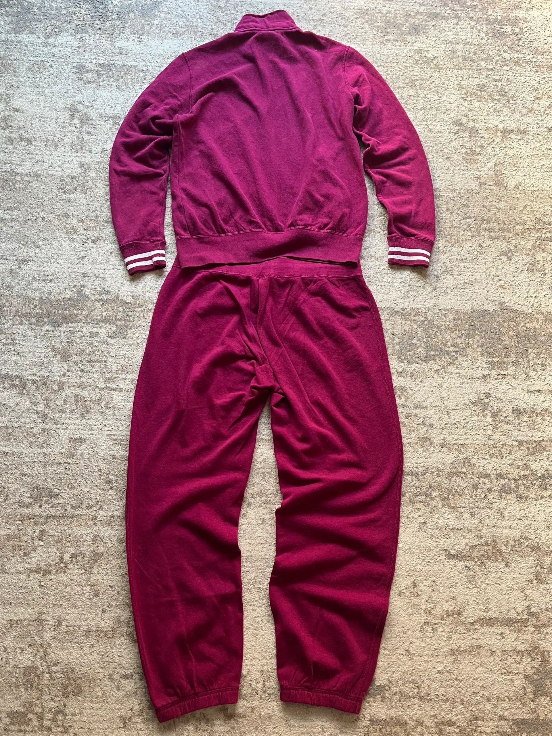 Nike Nike 2013 Sz M Sweatsuit Purple Rare Pants + Zip Sweatshirt Size 40L - 2 Thumbnail