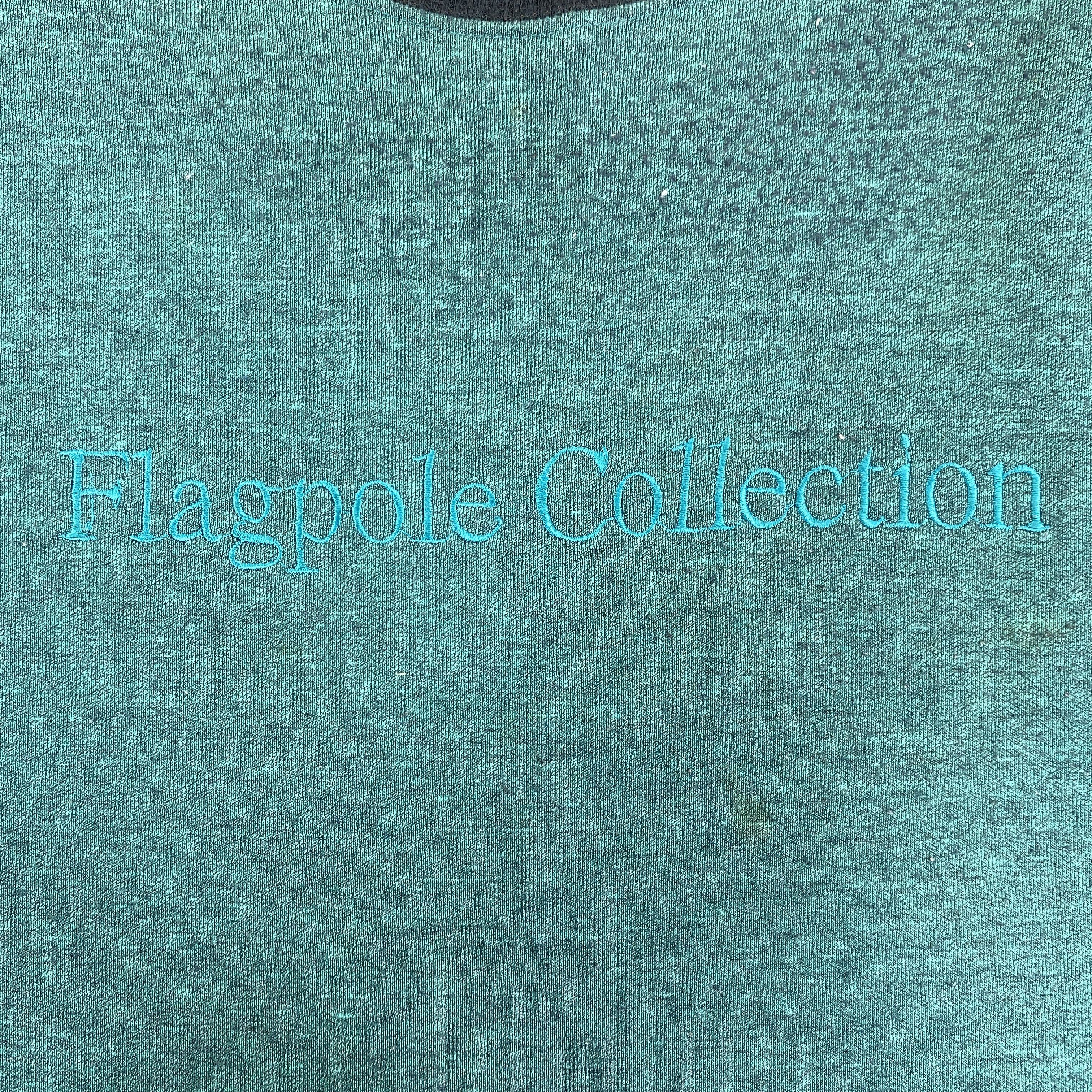 Japanese Brand Vintage Flagpole Collection Spell Out Sweatshirt -SW053 Size US M / EU 48-50 / 2 - 9 Thumbnail
