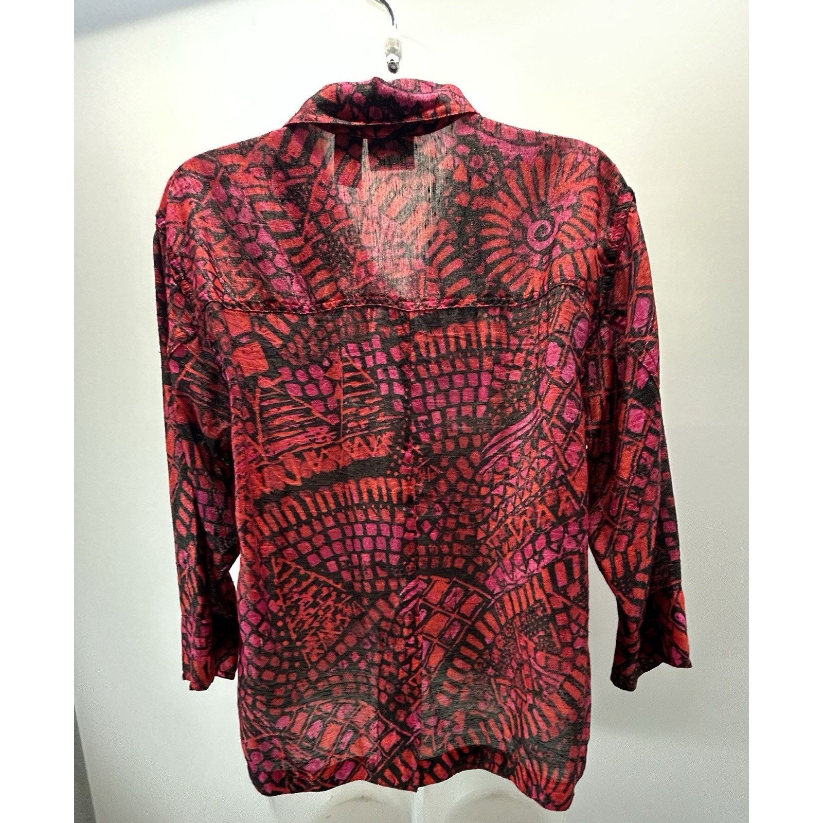 Chicos Chico's Mosaic Print Blouse Size 0 Sm. 42" Bust Size S / US 4 / IT 40 - 5 Thumbnail