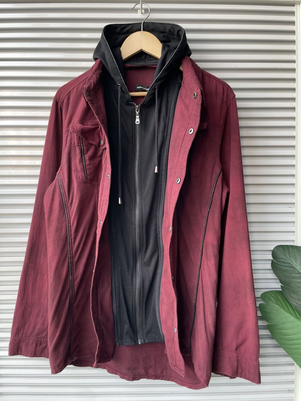 If Six Was Nine × Japanese Brand × semanticdesign Semantic Design Y2K Punk Style Button Up Zipper Hooded Size US XL / EU 56 / 4 - 1 Thumbnail