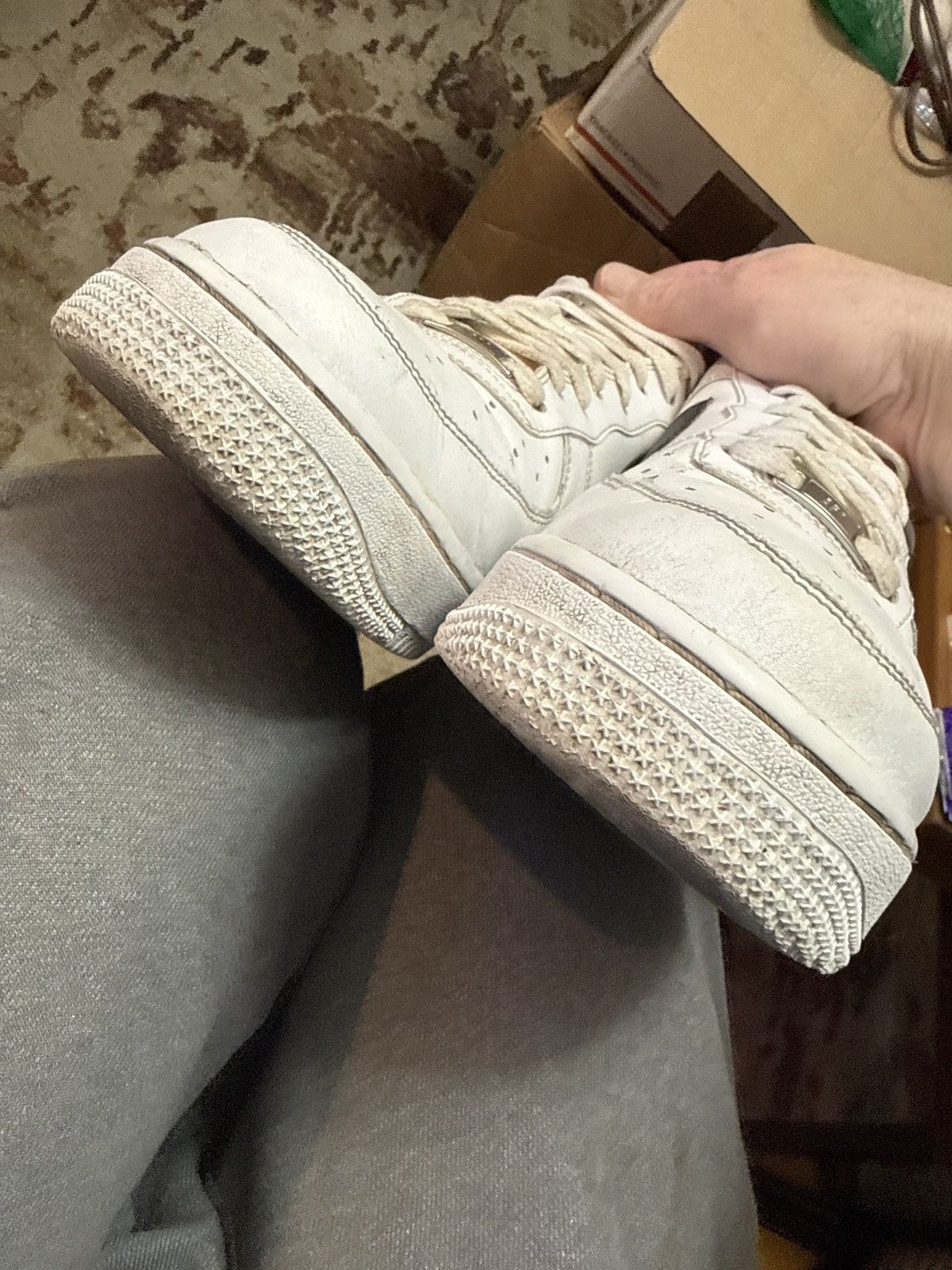 Nike Nike Air Force 1 ‘07 AN20 white/black, size 12, gently used Size US 12 / EU 45 - 11 Thumbnail