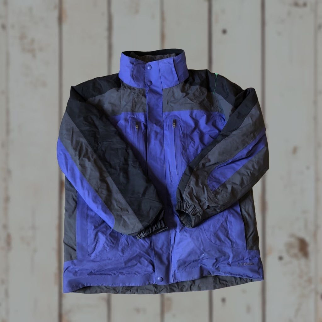 Vintage VINTAGE L.L. Bean Jacket Mens L Blue Ski 3-in-1 Full Zip Mid-Length Nylon Water Resistant Wind-Resistant Pockets Zipped Pockets Removable Lining Size US L / EU 52-54 / 3 - 1 Thumbnail