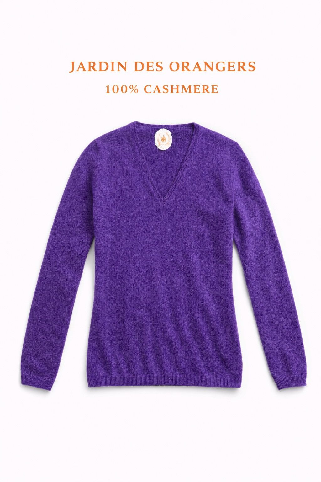 Other Jardin des Orangers 100% Cashmere Sweater Purple Luxury Size S / US 4 / IT 40 - 1 Thumbnail