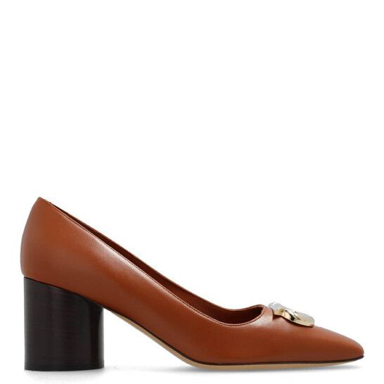 Salvatore Ferragamo o1y0426 Pumps in Tan Size US 7.5 / IT 37.5 - 1 Thumbnail
