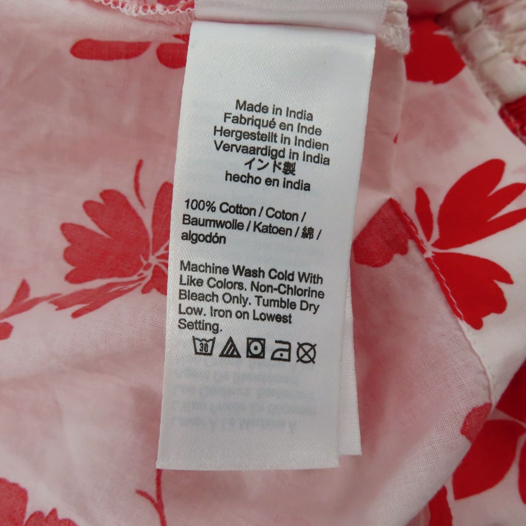 J.Crew J. Crew Tank Top Women Large Red White Hibiscus Tropical Flower Ruffle Sleeve NEW Size L / US 10 / IT 46 - 7 Thumbnail