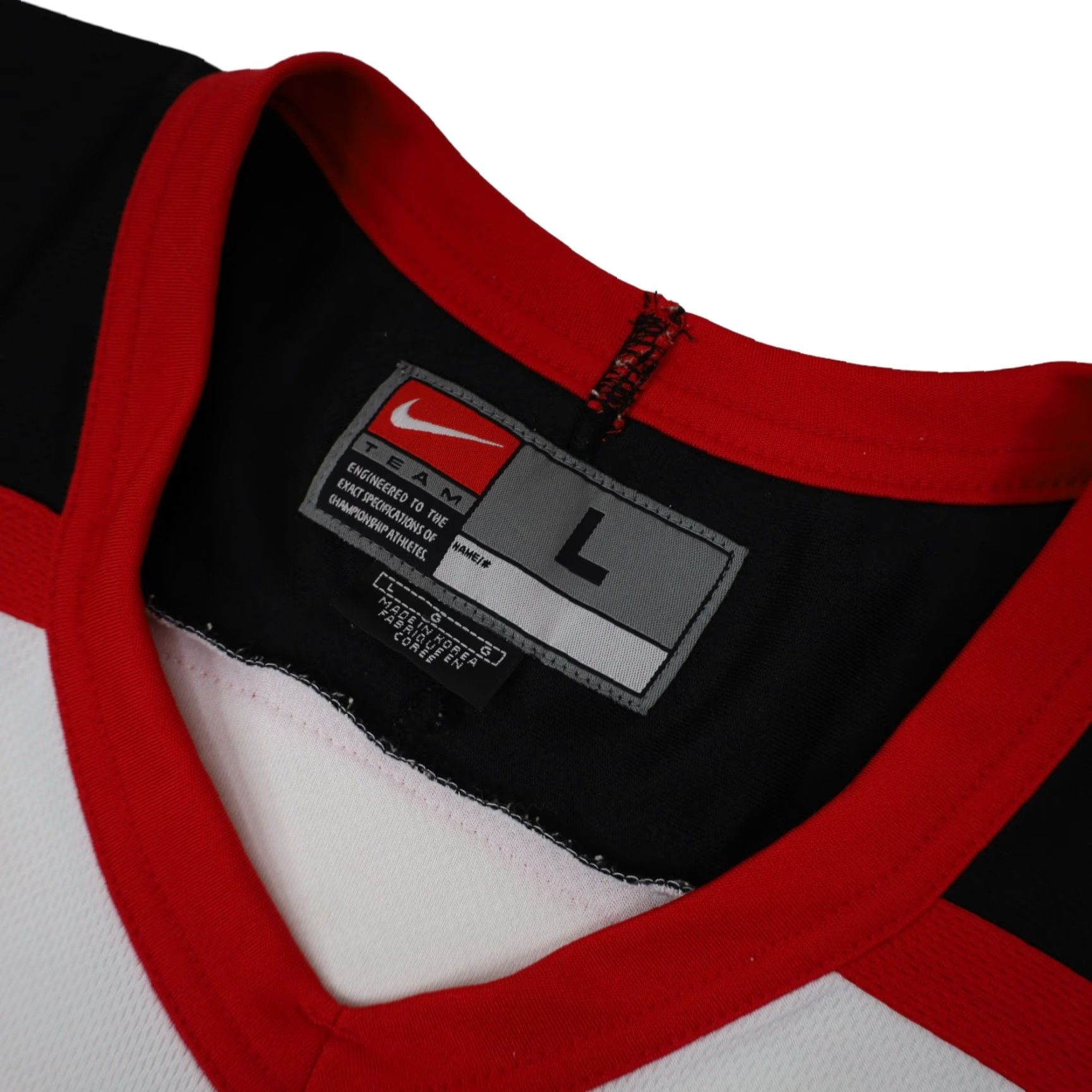 Nike VINTAGE Nike x Tissot Watches Mens Large Hockey Jersey White Nike Jersey Mens Large White Hockey Jersey Sportswear Size US L / EU 52-54 / 3 - 5 Thumbnail