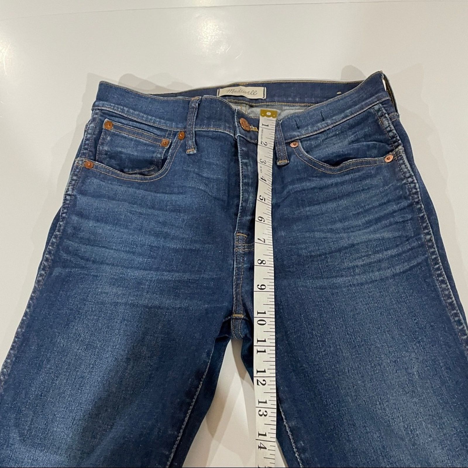Madewell Madewell 9” High Rise Skinny Jeans in Polly Wash Size 27 Size 27" / US 4 / IT 40 - 11 Thumbnail
