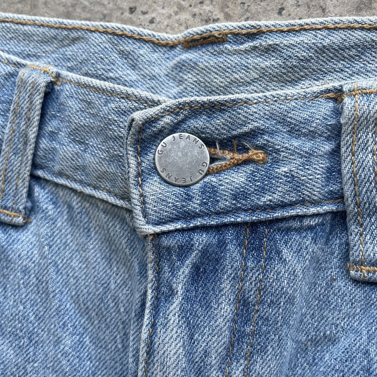 Japanese Brand Vintage Japanese Distressed FLARE Jeans Faded Denim Pants Size US 28 / EU 44 - 6 Thumbnail