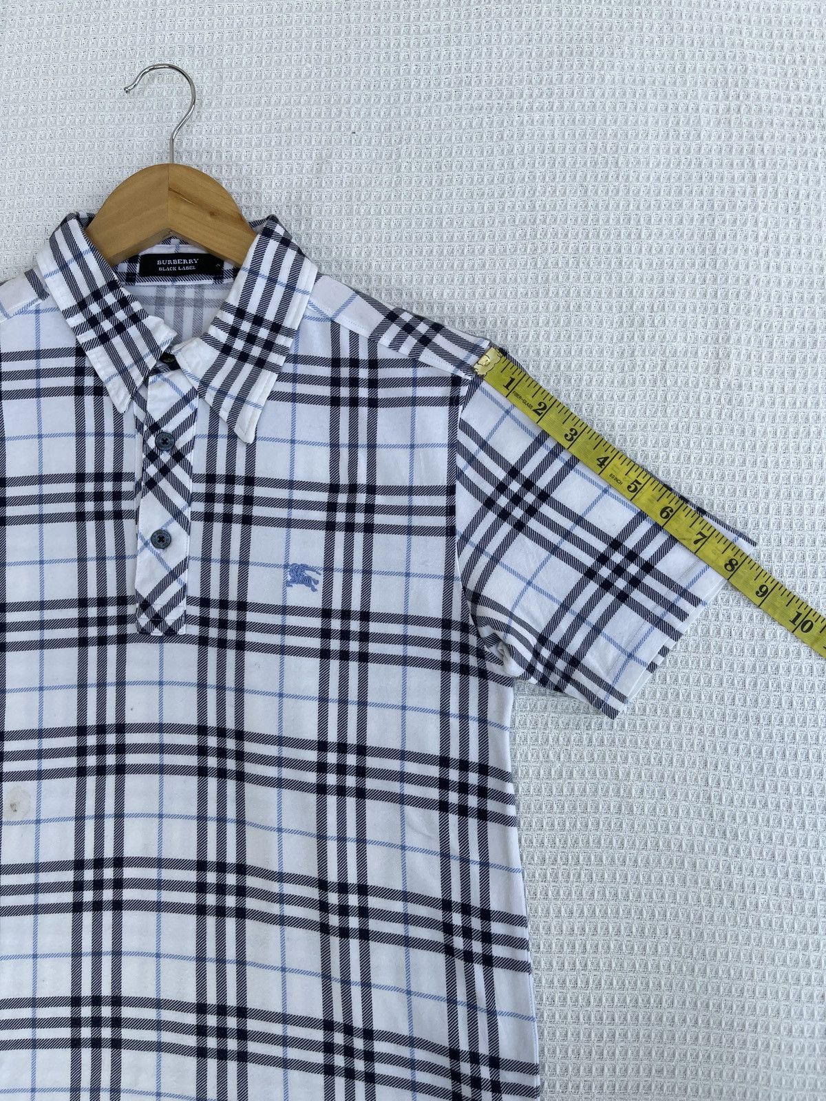 Black Label × Burberry Last Drop🔥Rare🔥Burberry Black Label Polo Tee Size US S / EU 44-46 / 1 - 12 Thumbnail