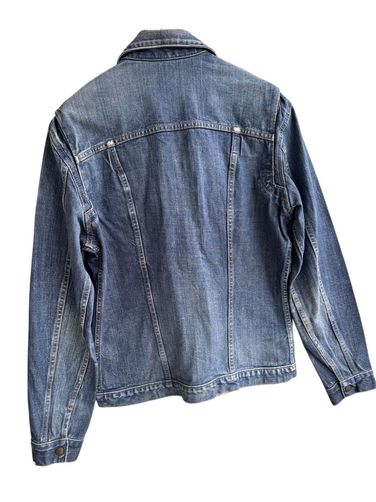 Levi's Vintage Clothing × Vintage × Wrangler Vintage Distressed Wrangler Trucker Denim Size US M / EU 48-50 / 2 - 3 Thumbnail