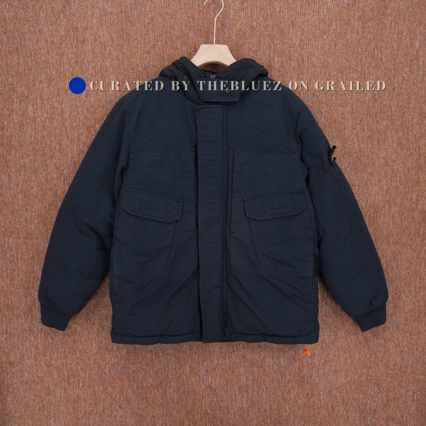 Stone Island × Vintage 2010 ARCHIVE STONE ISLAND NAVY GOOSE DOWN